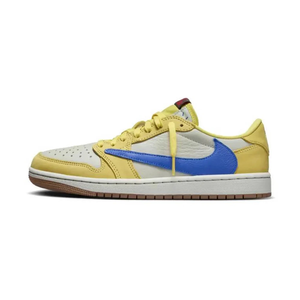 AIR JORDAN 1 RETRO LOW OG SP TRAVIS SCOTT CANARY SEMI UA