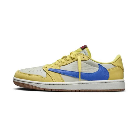 AIR JORDAN 1 RETRO LOW OG SP TRAVIS SCOTT CANARY SEMI UA
