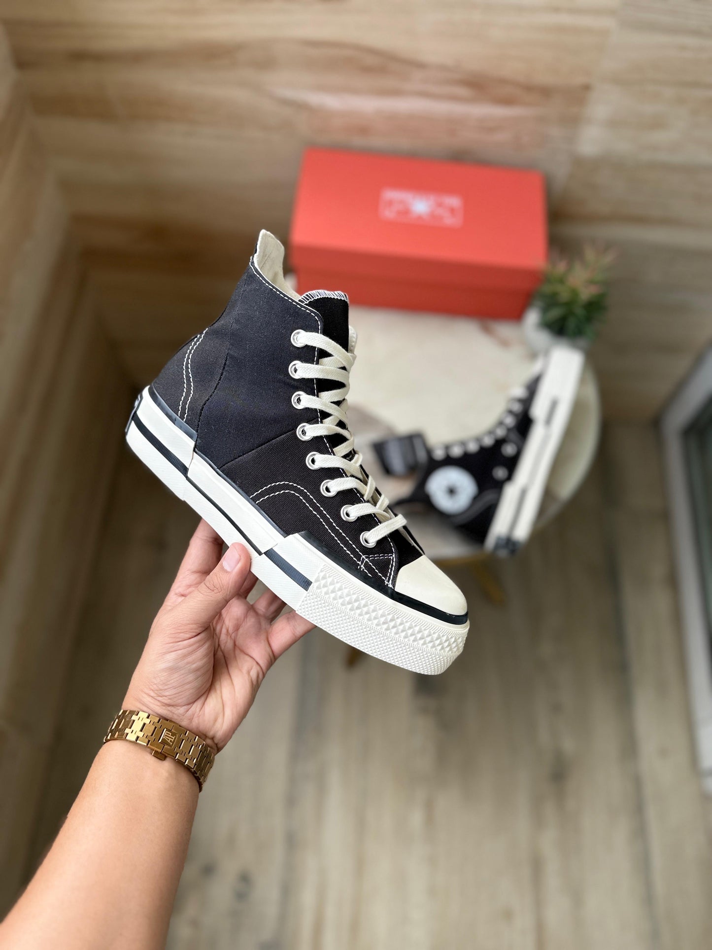 CONVERSE CHUCK MID PLUS BLACK WHITE