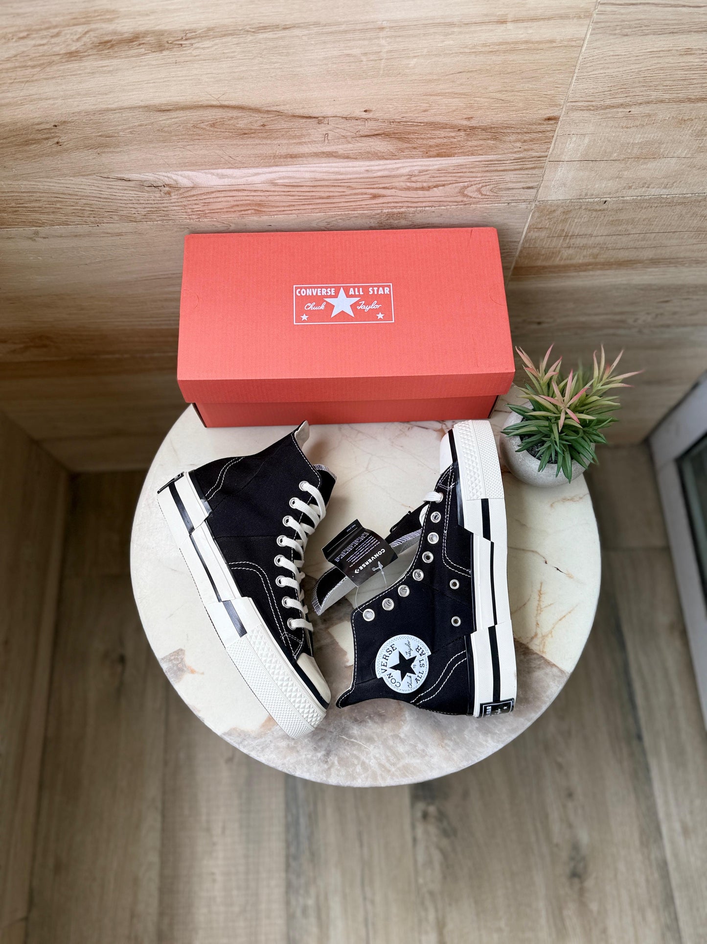 CONVERSE CHUCK MID PLUS BLACK WHITE