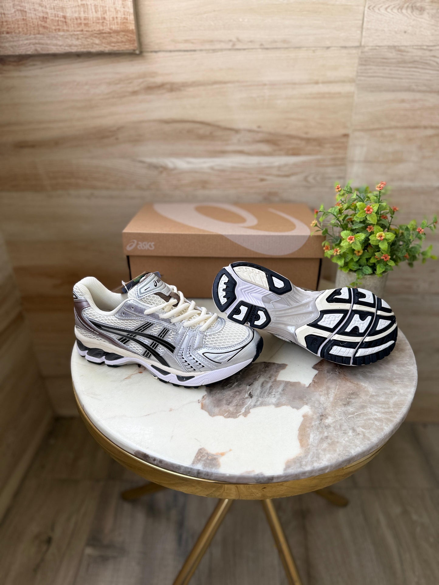 ASICS GEL KAYANO 14 CREAM BLACK