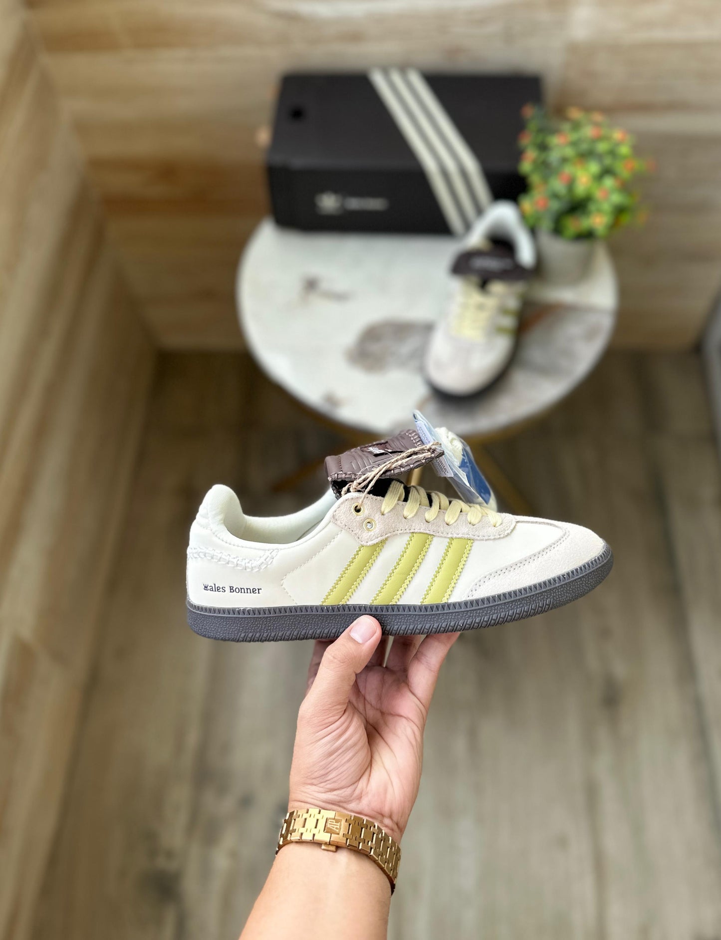 ADIDAS SAMBA X WALES BONER BEIGE ( CLEARENCE)