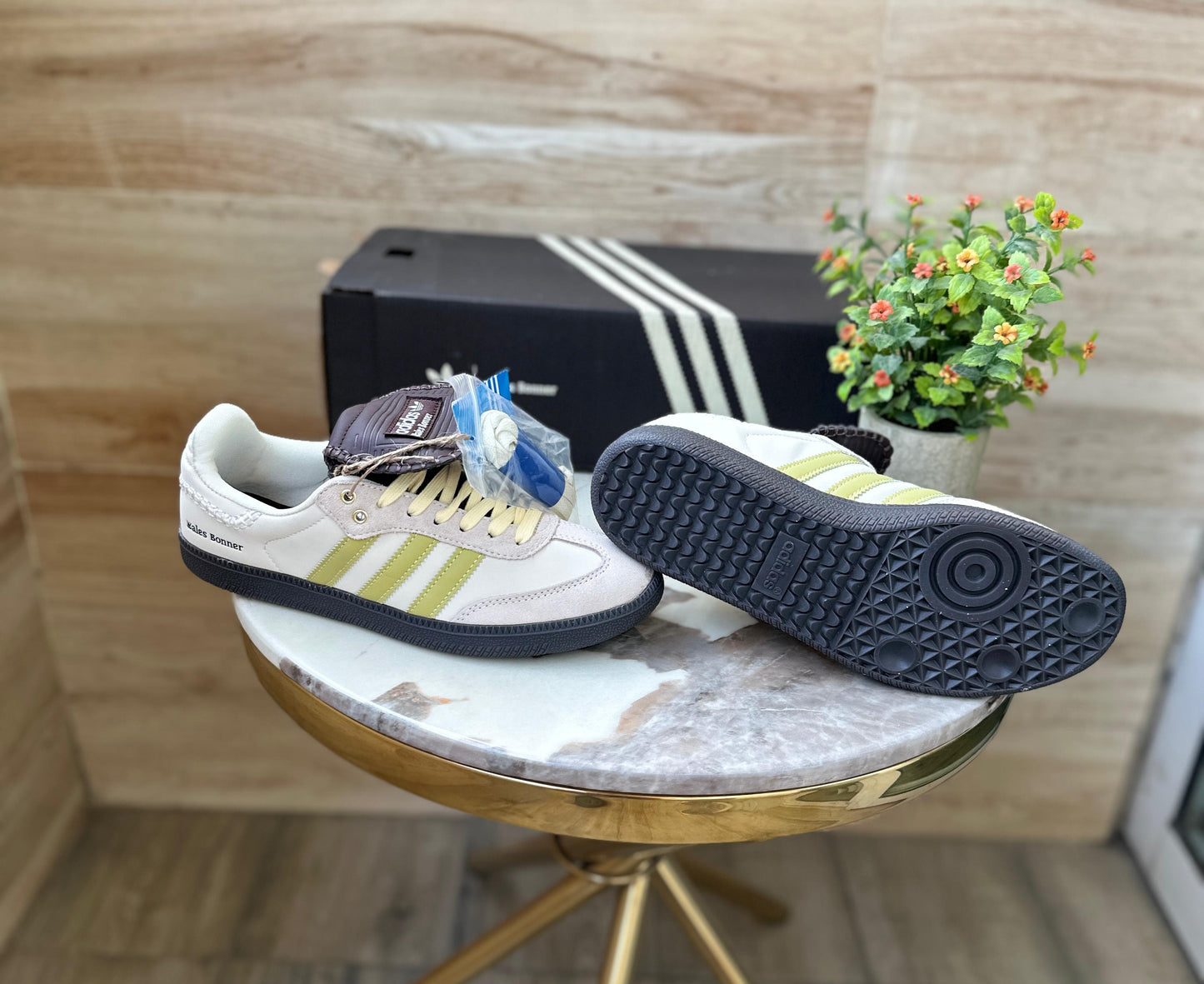 ADIDAS SAMBA X WALES BONER BEIGE ( CLEARENCE)