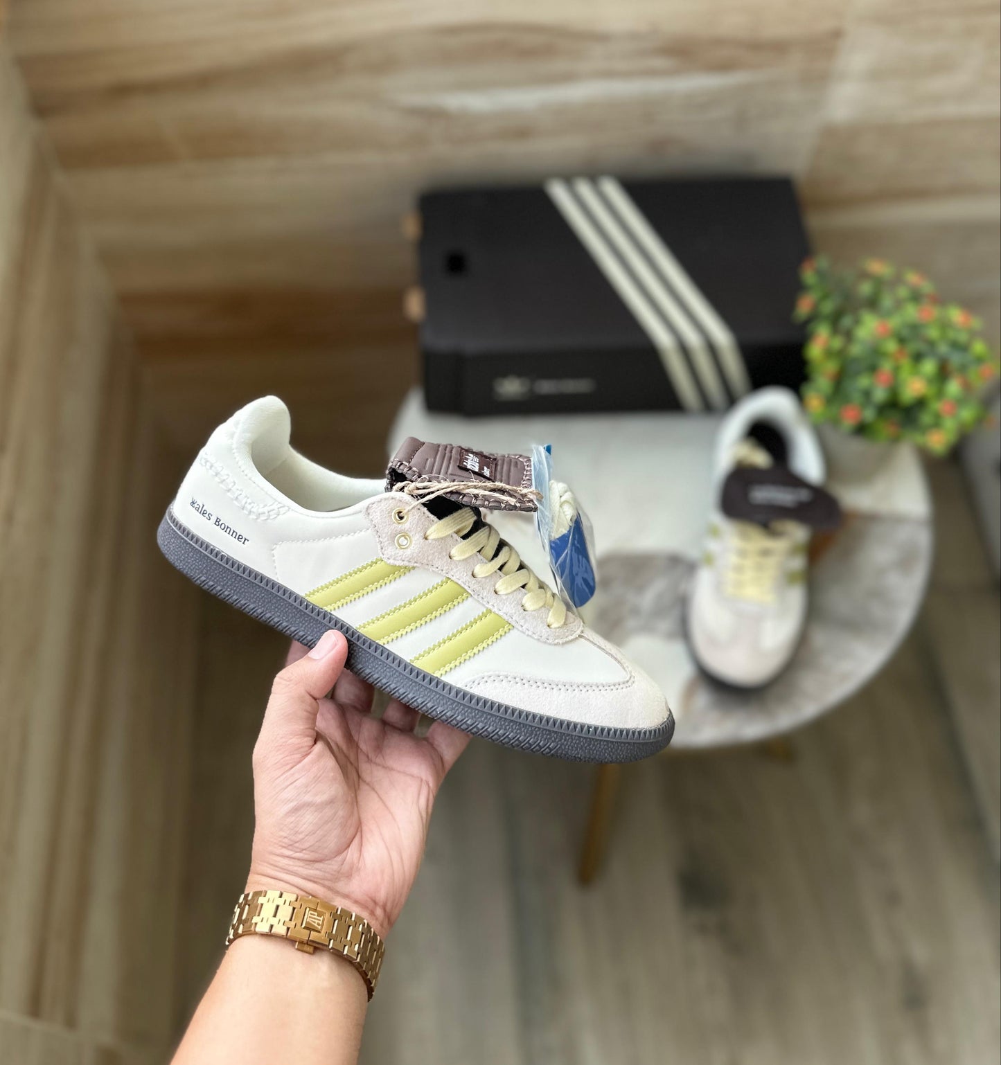 ADIDAS SAMBA X WALES BONER BEIGE ( CLEARENCE)