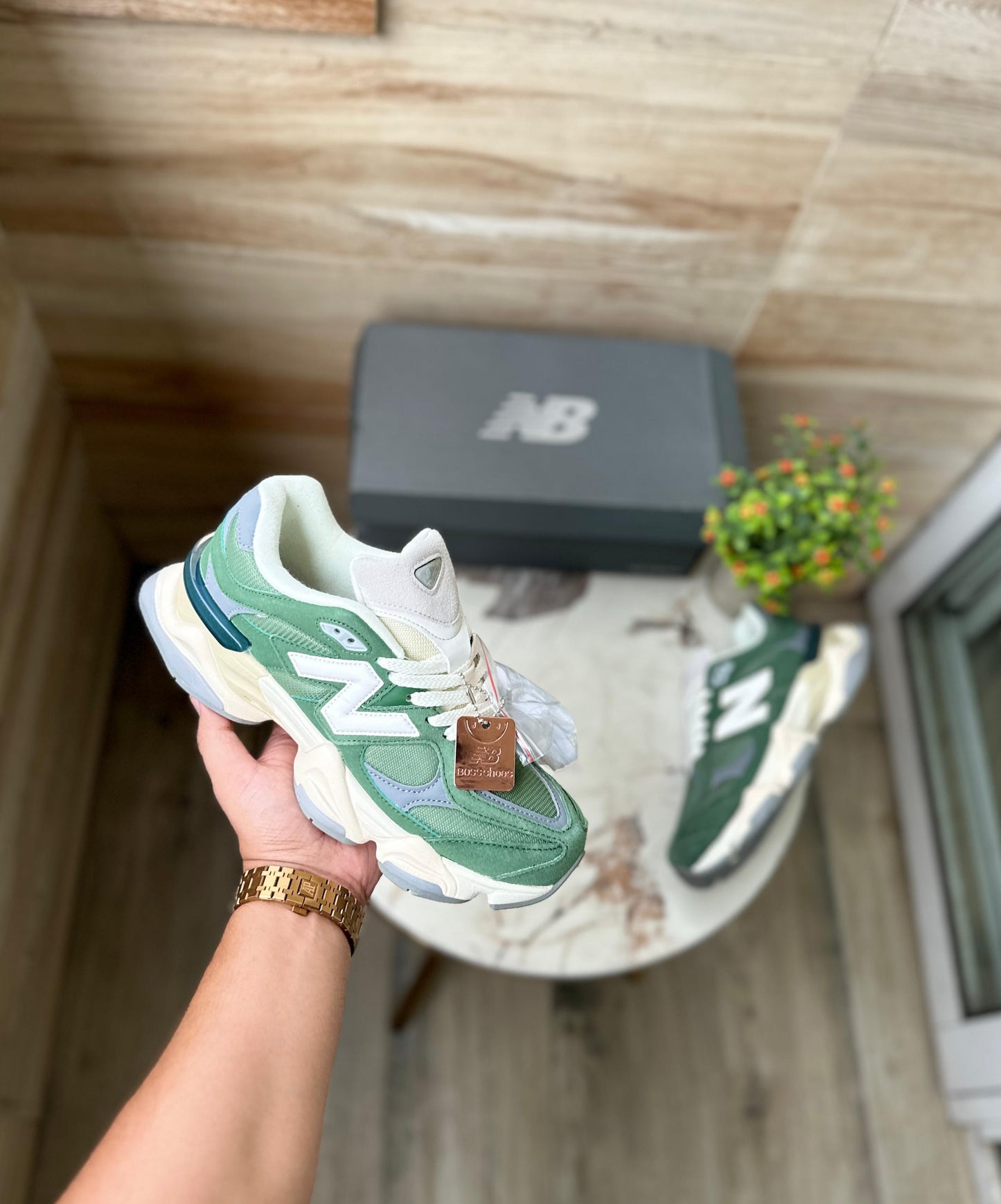 New Balance 9060 nori green