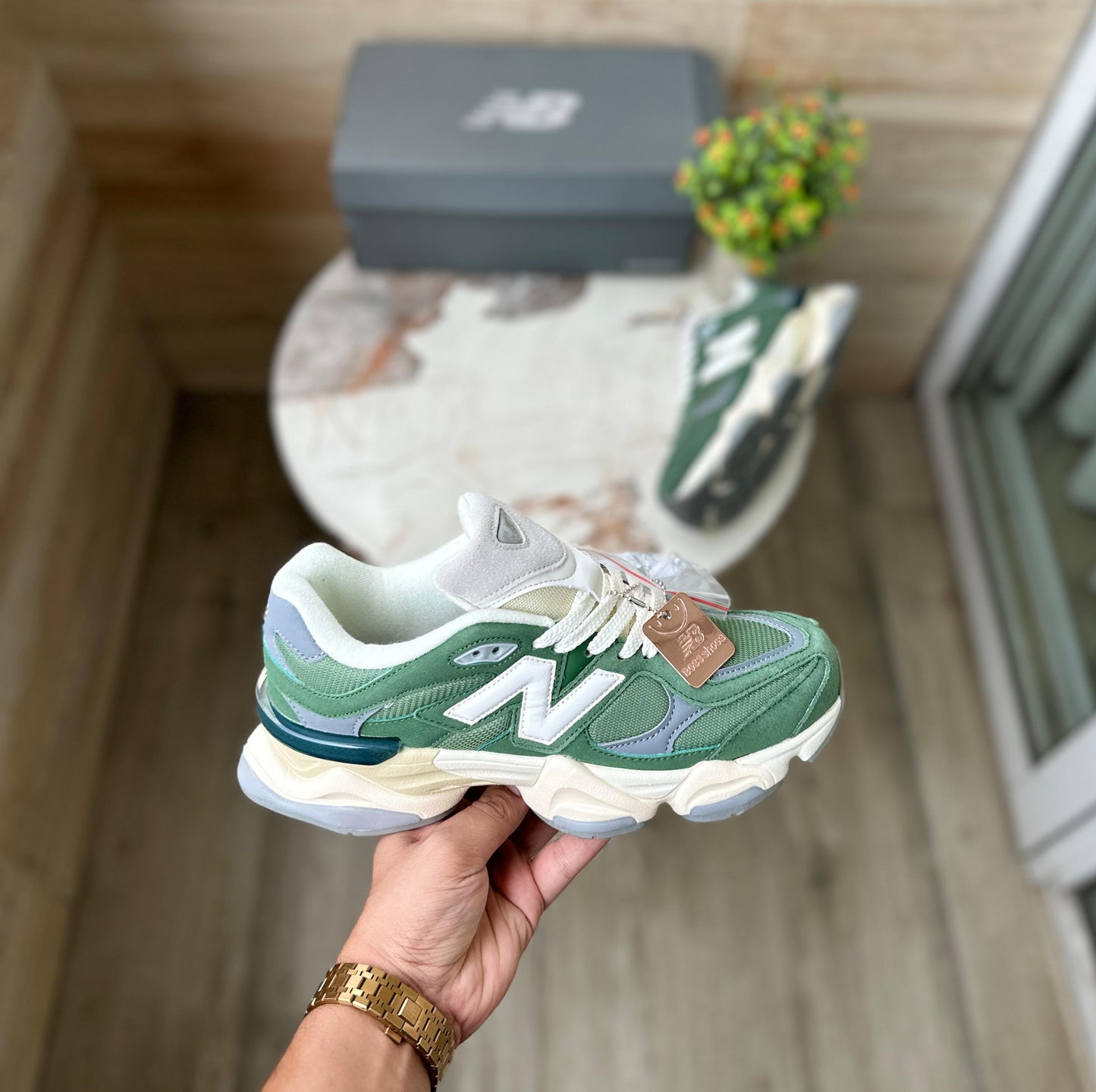 New Balance 9060 nori green