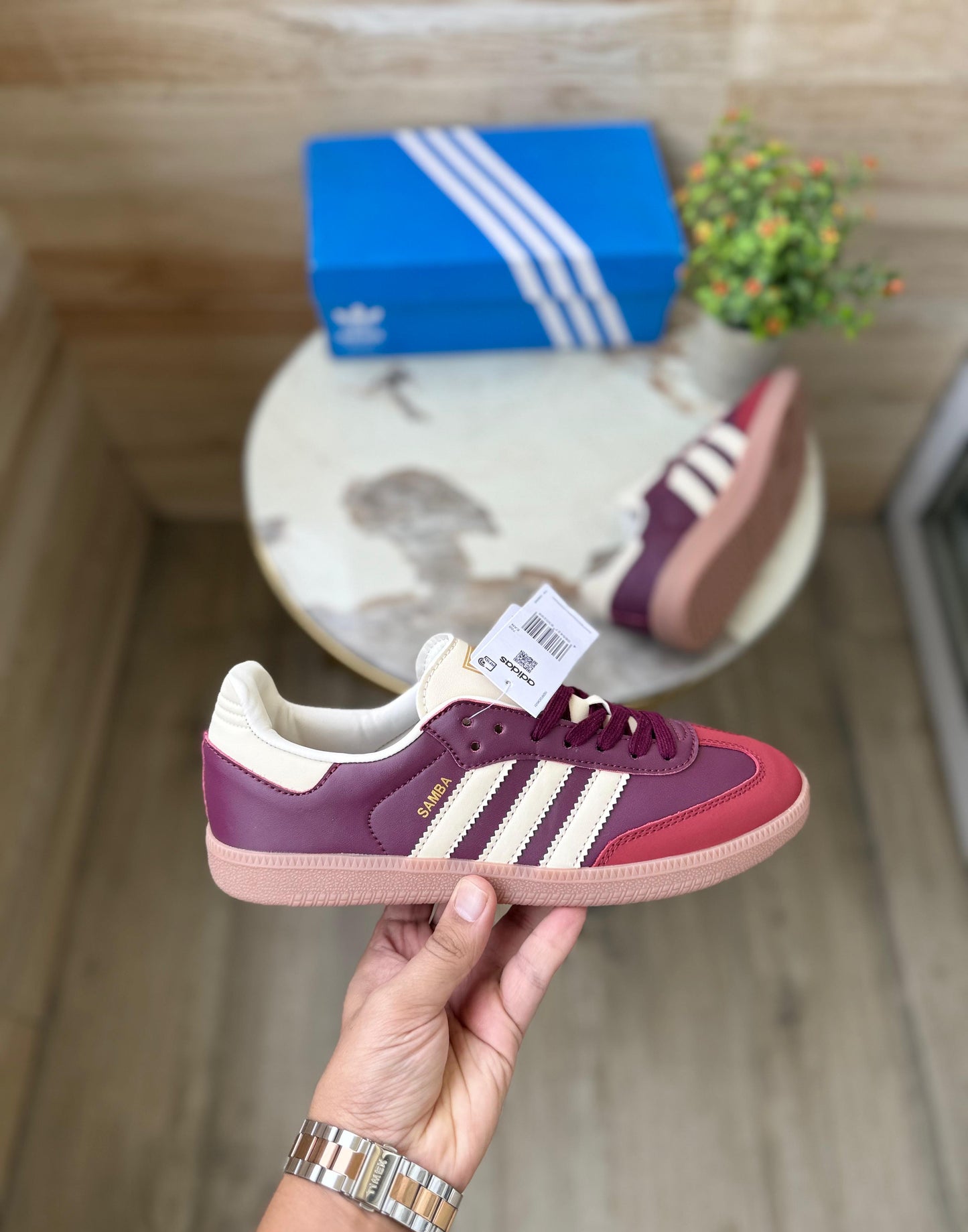 ADIDAS ORIGINALS SAMBA NEW MAROON