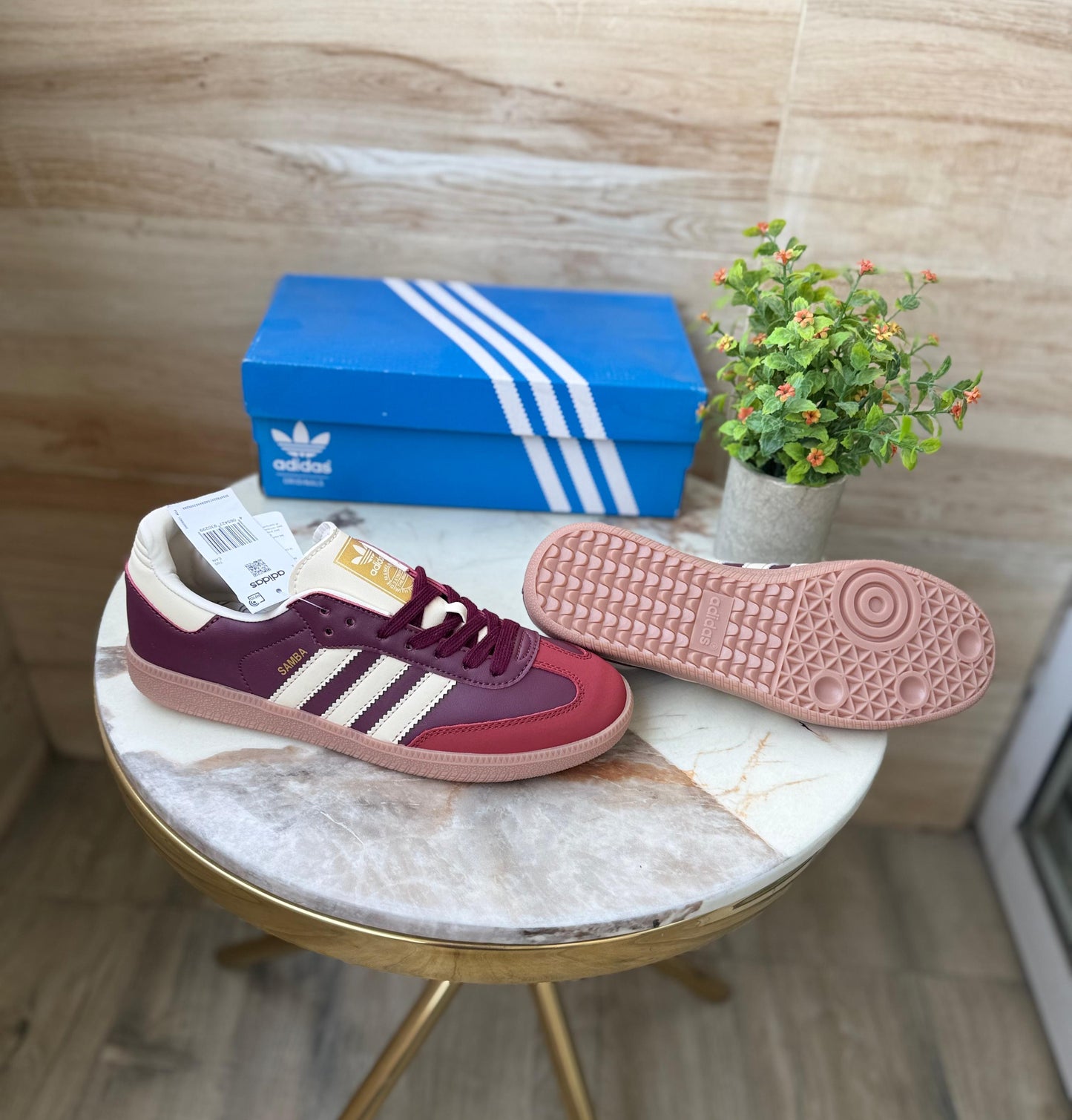 ADIDAS ORIGINALS SAMBA NEW MAROON