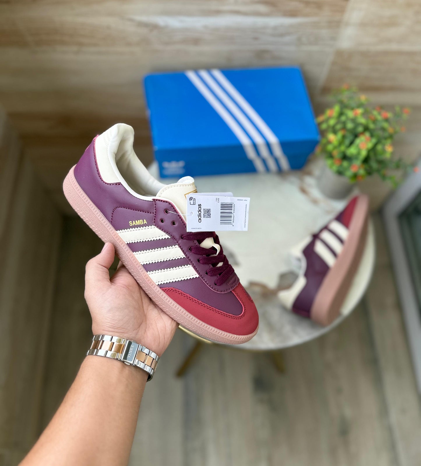 ADIDAS ORIGINALS SAMBA NEW MAROON