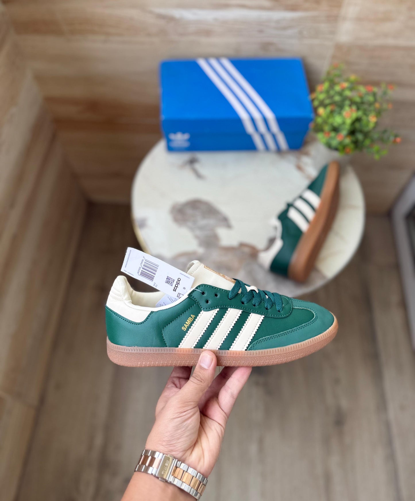 ADIDAS ORGINALS SAMBA NEW GREEN
