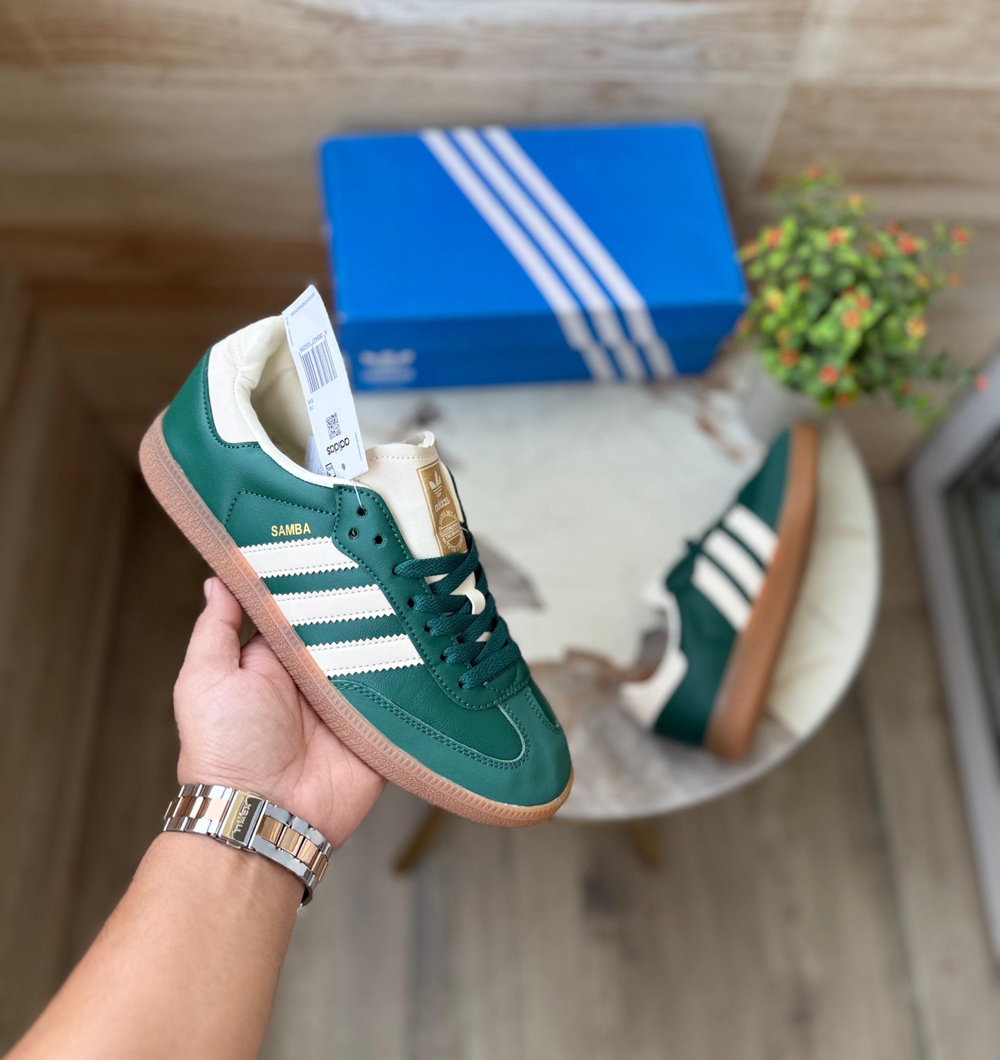 ADIDAS ORGINALS SAMBA NEW GREEN
