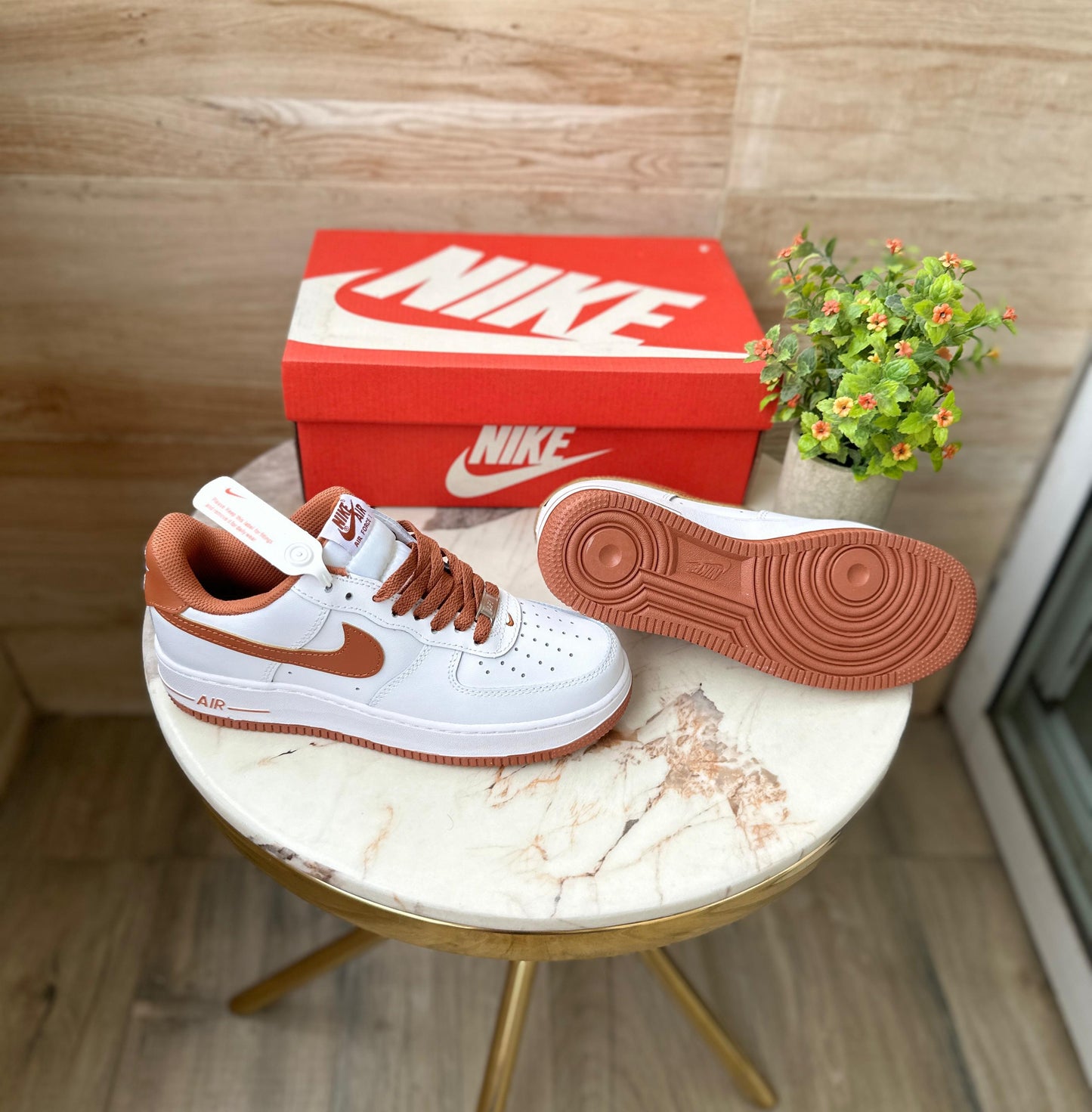 NIKE AIRFORCE ONE PECCAN