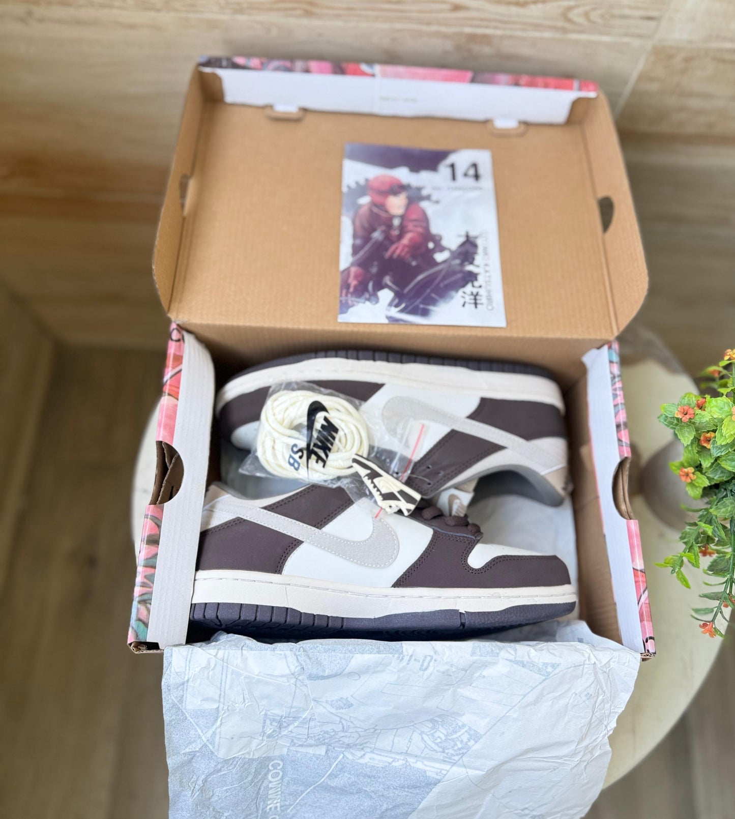 NIKE SB DUNK LOW OTOMO KATSUHIRO BROWN WHITE