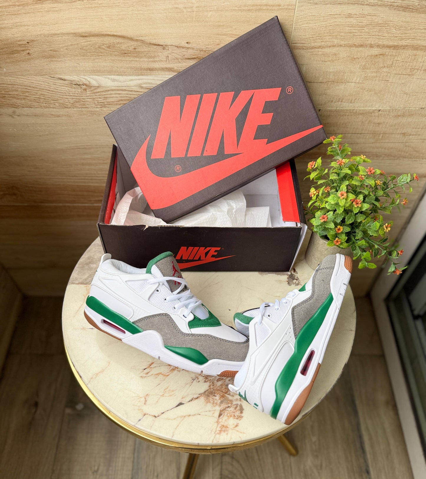 AIR JORDANS 4 RM PINE GREEN