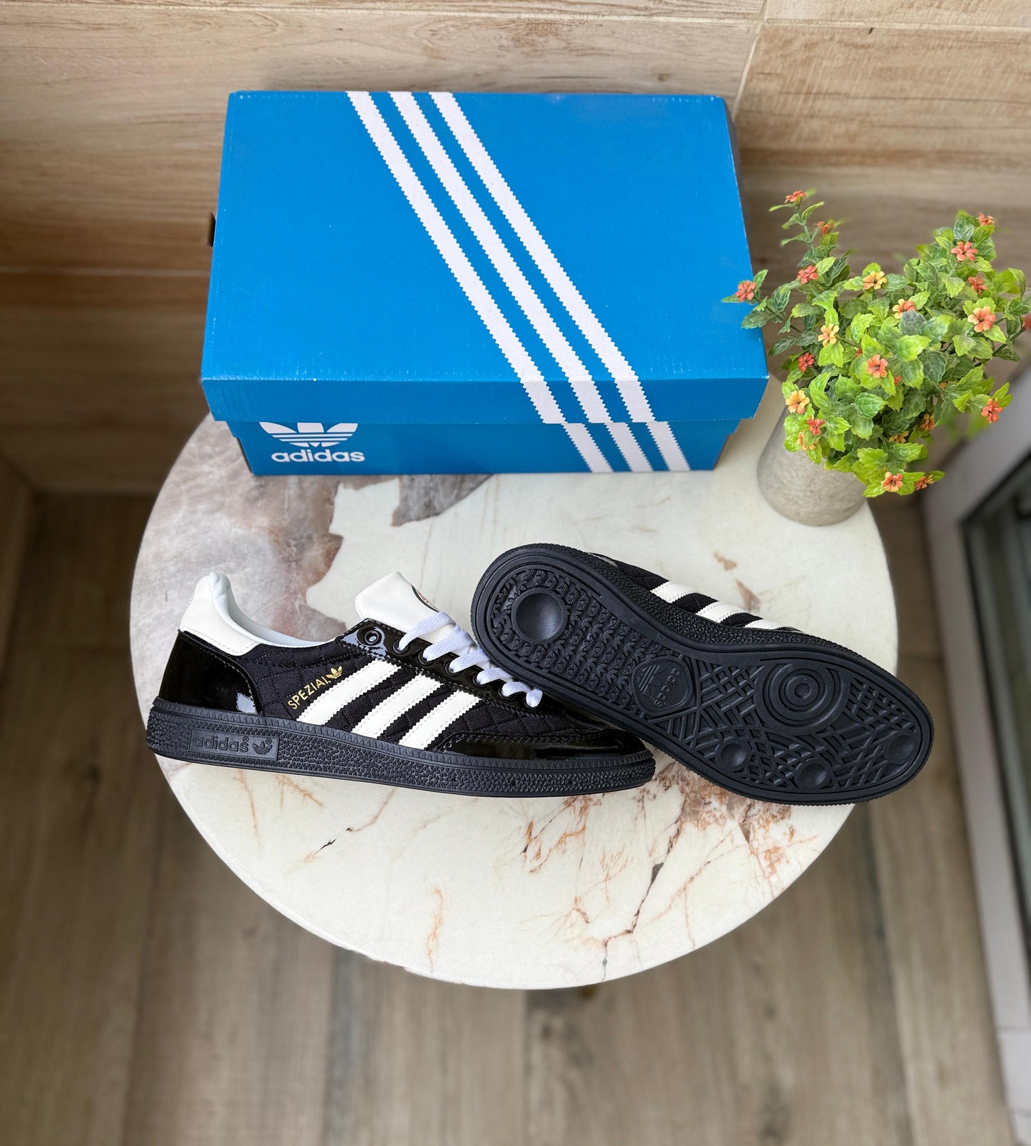 ADIDAS ORIGINALS HANDBALL SPEZIAL PATENT BLACK