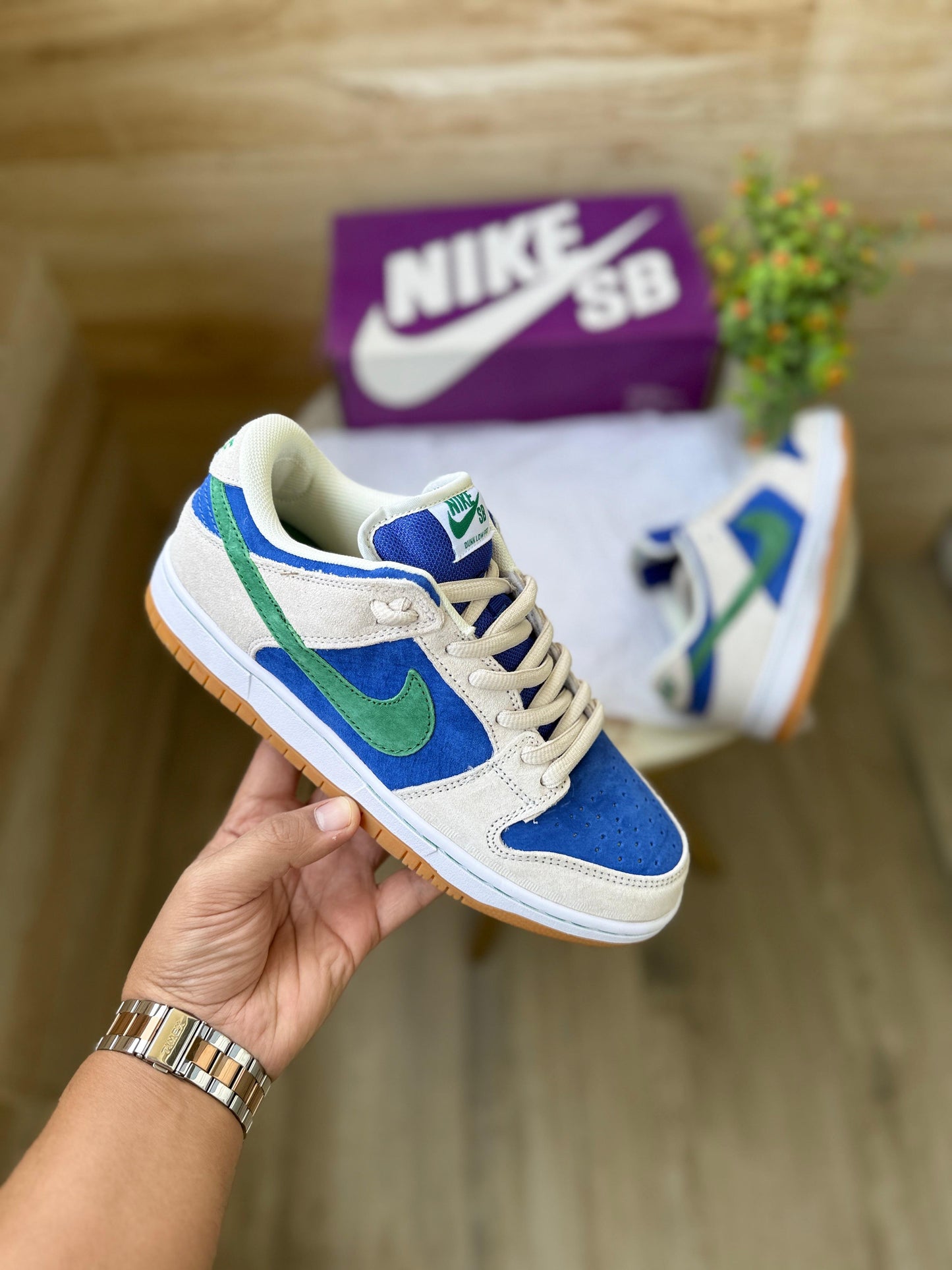 NIKE SB DUNK PHANTOM HYPER ROYAL MALACHITE