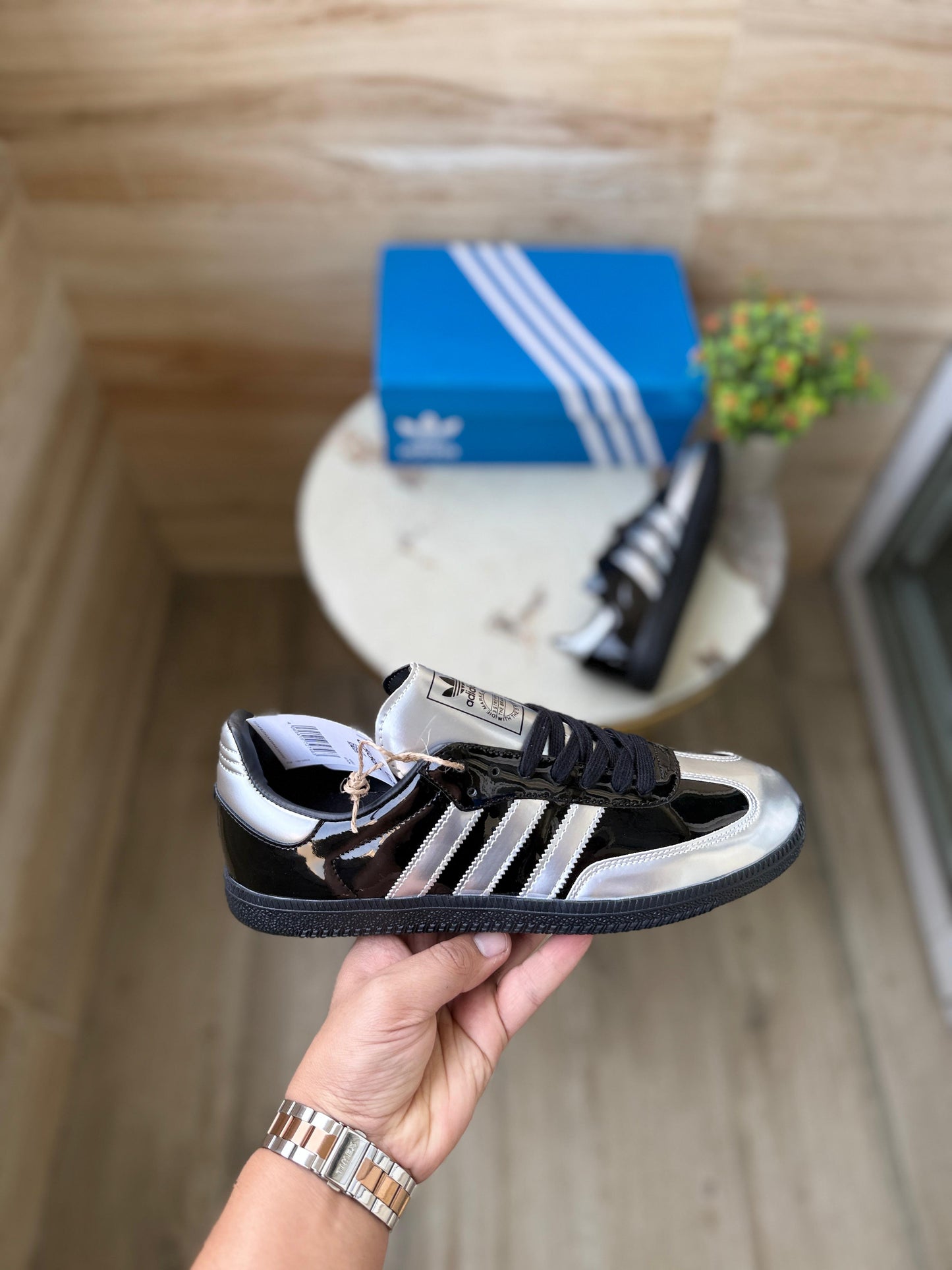 ADIDAS ORIGINALS SAMBA ATMOS BLACK SILVER