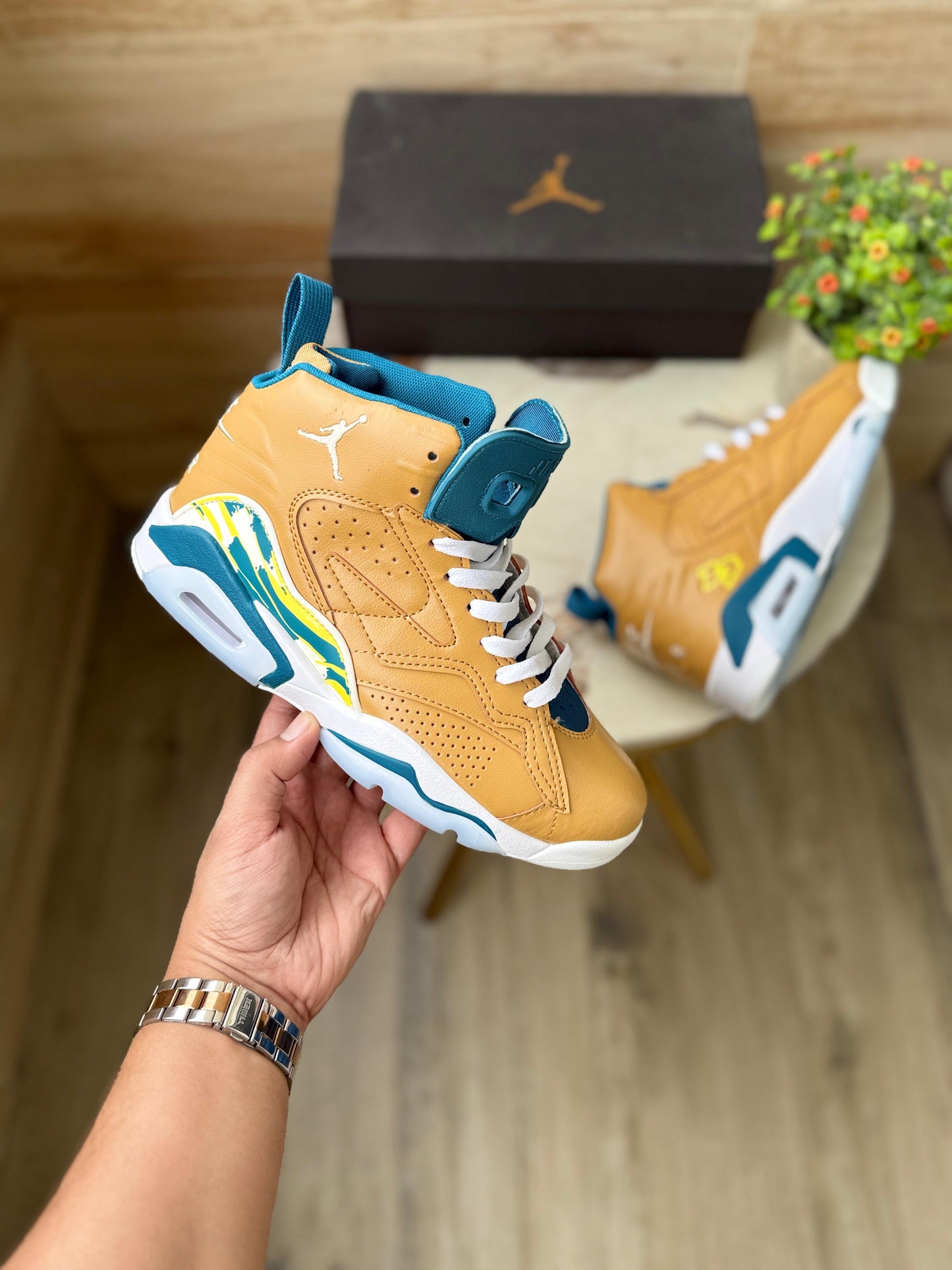 AIR JORDAN RETRO 6 JUMPMAN MVP TWIN TEAL