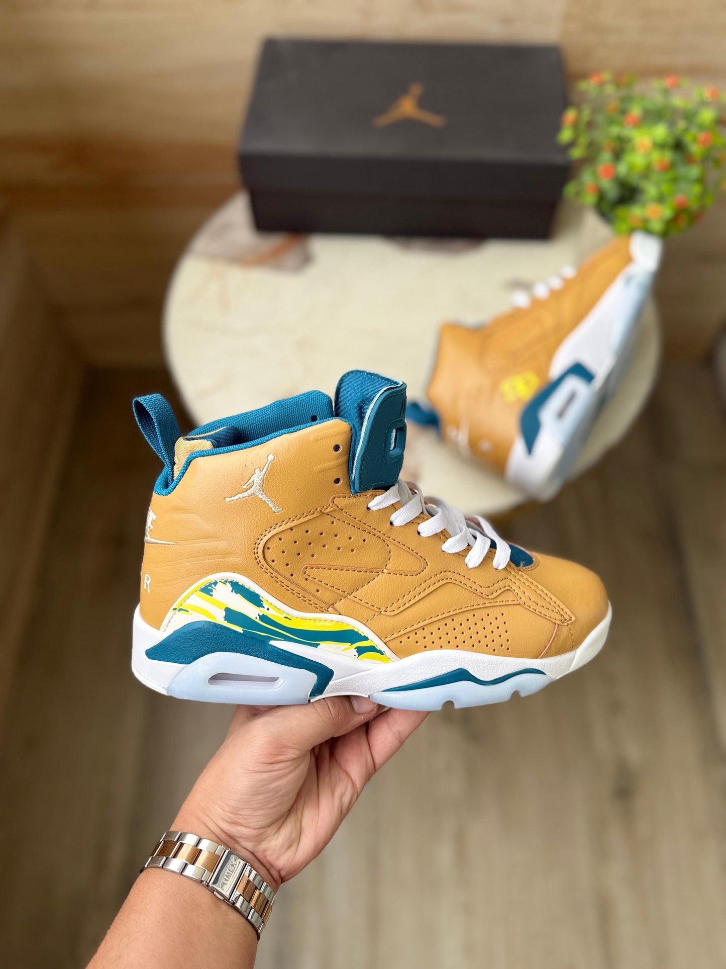 AIR JORDAN RETRO 6 JUMPMAN MVP TWIN TEAL
