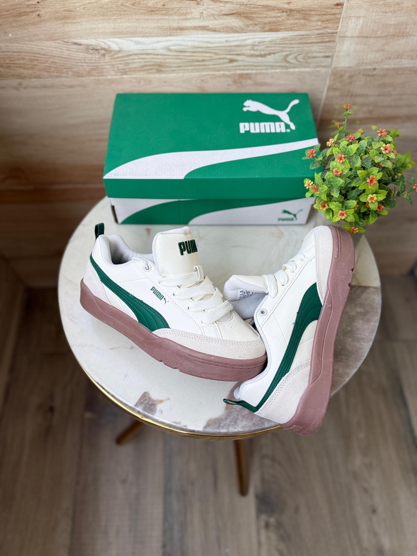 PUMA LIFESTYLE PARK WHITE GREEN