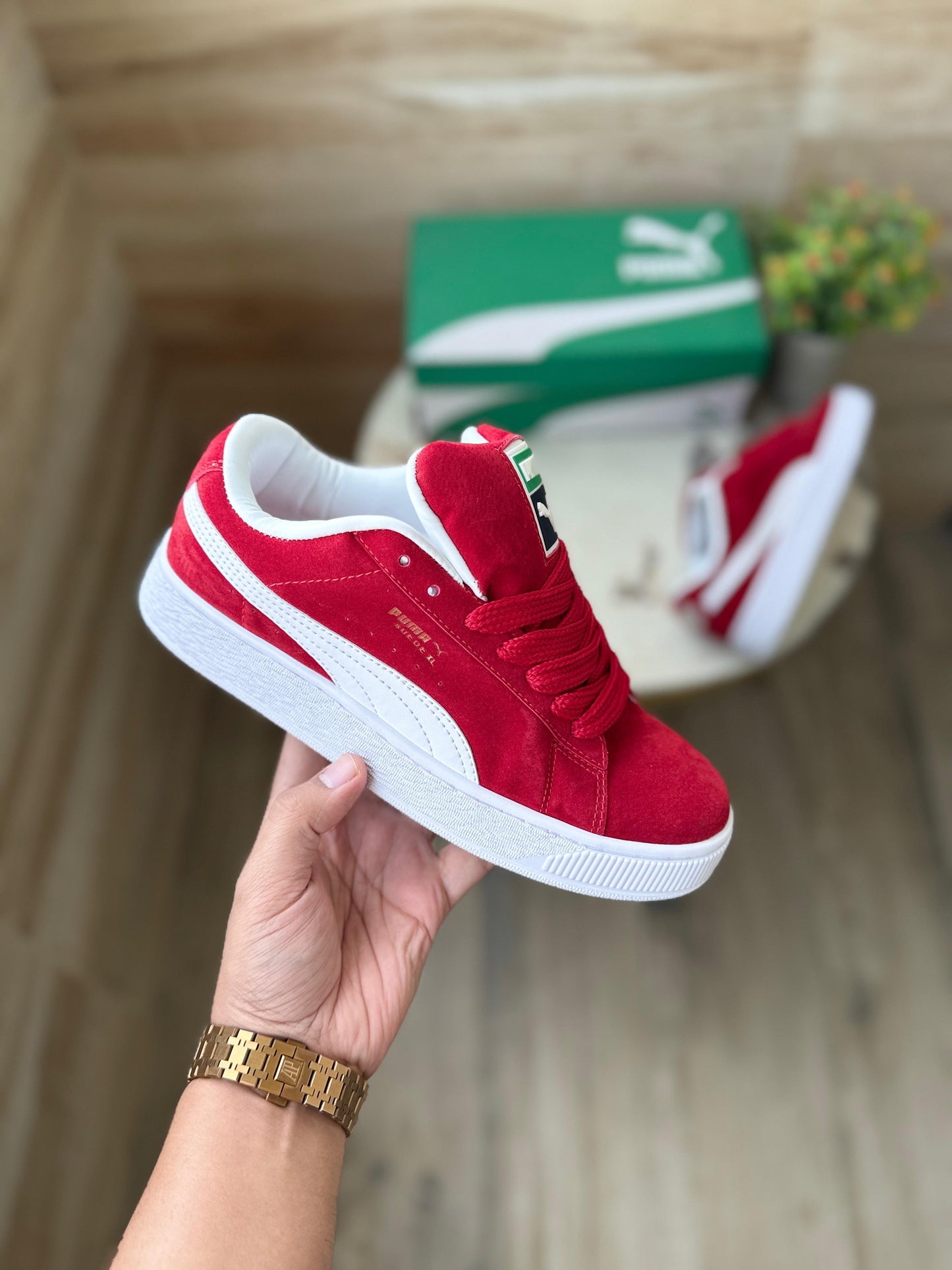 PUMA CLASSIC SUEDE XL RED