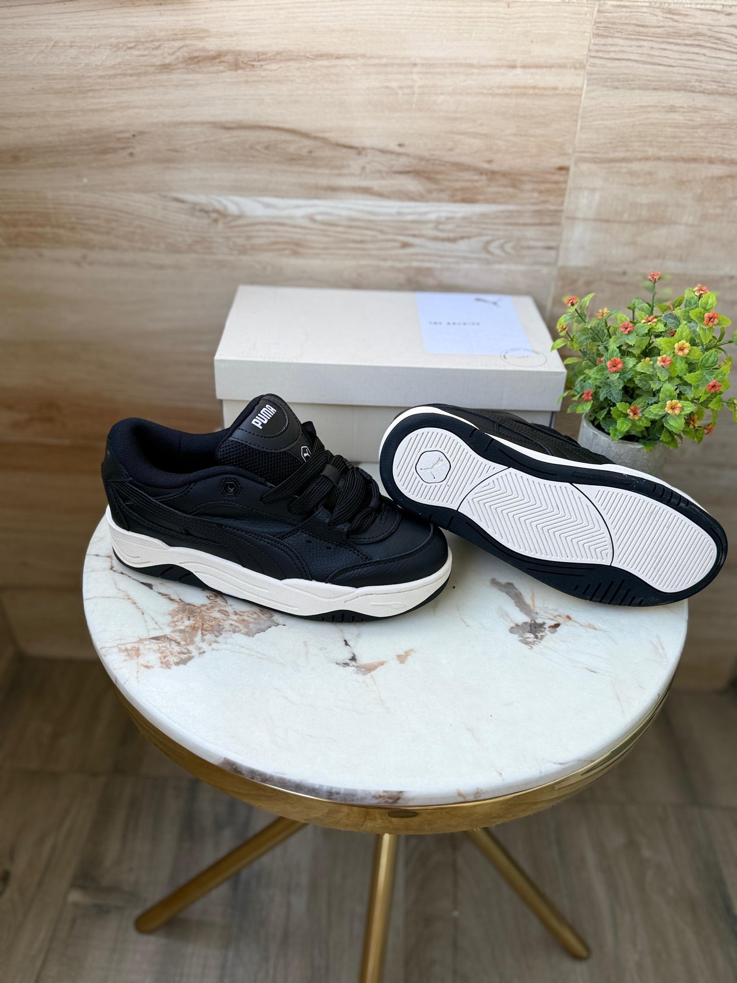 PUMA SUEDE 180 BLACK WHITE