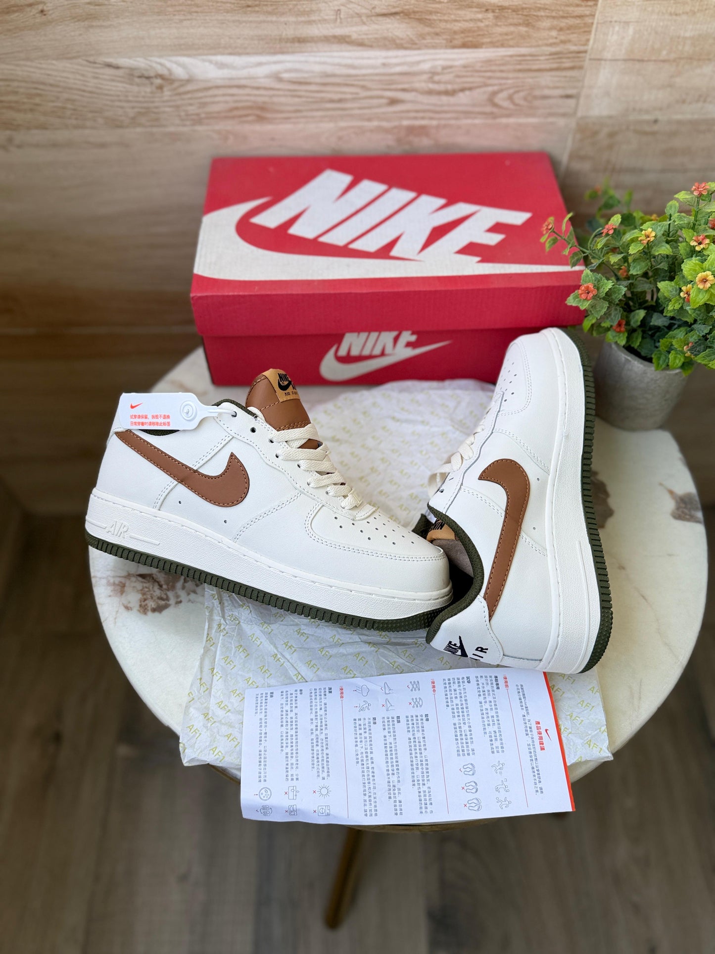 NIKE AIRFORCE GUAVA LINEN