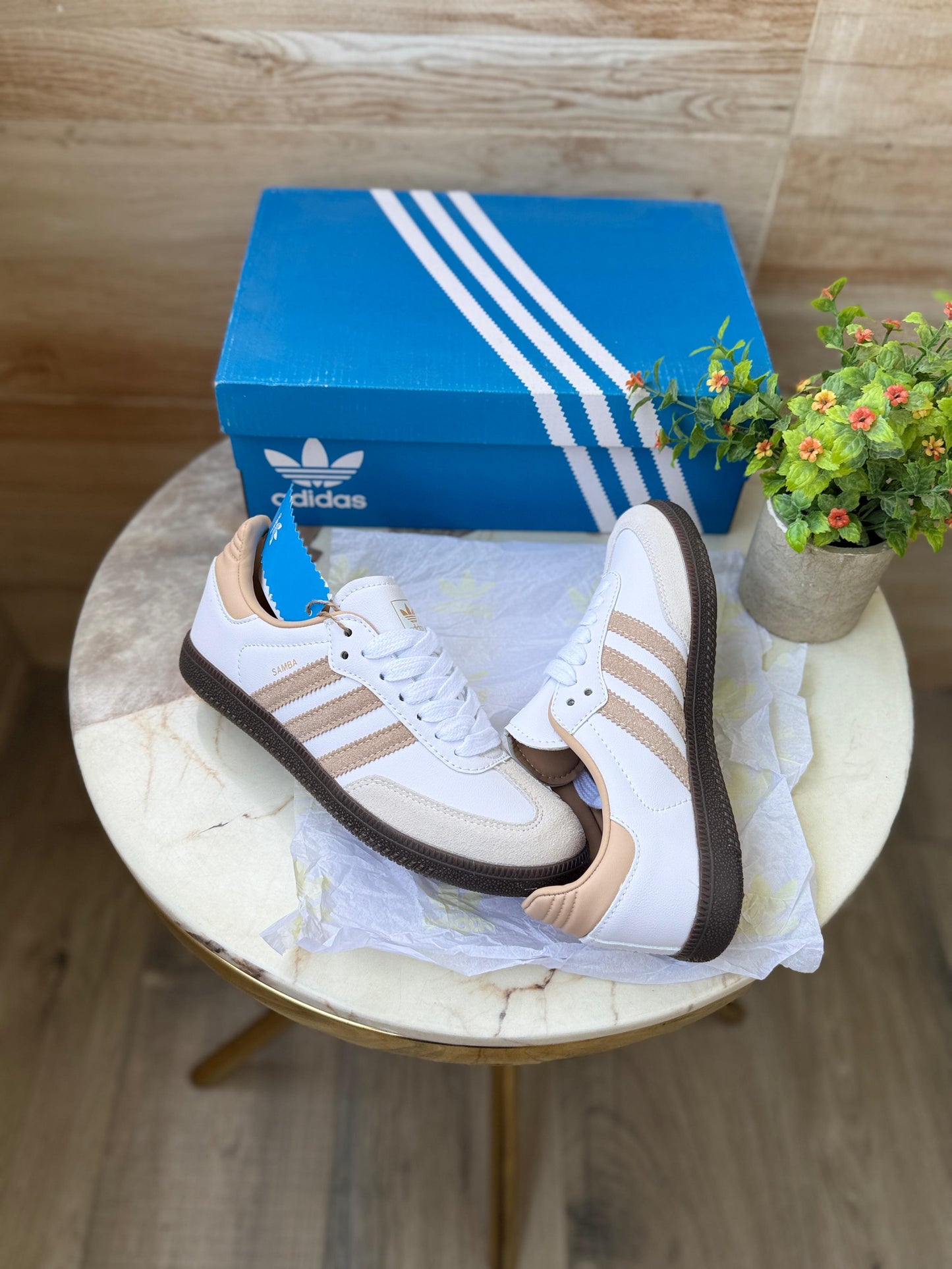 ADIDAS ORGINALS SAMBA BEIGE GUM