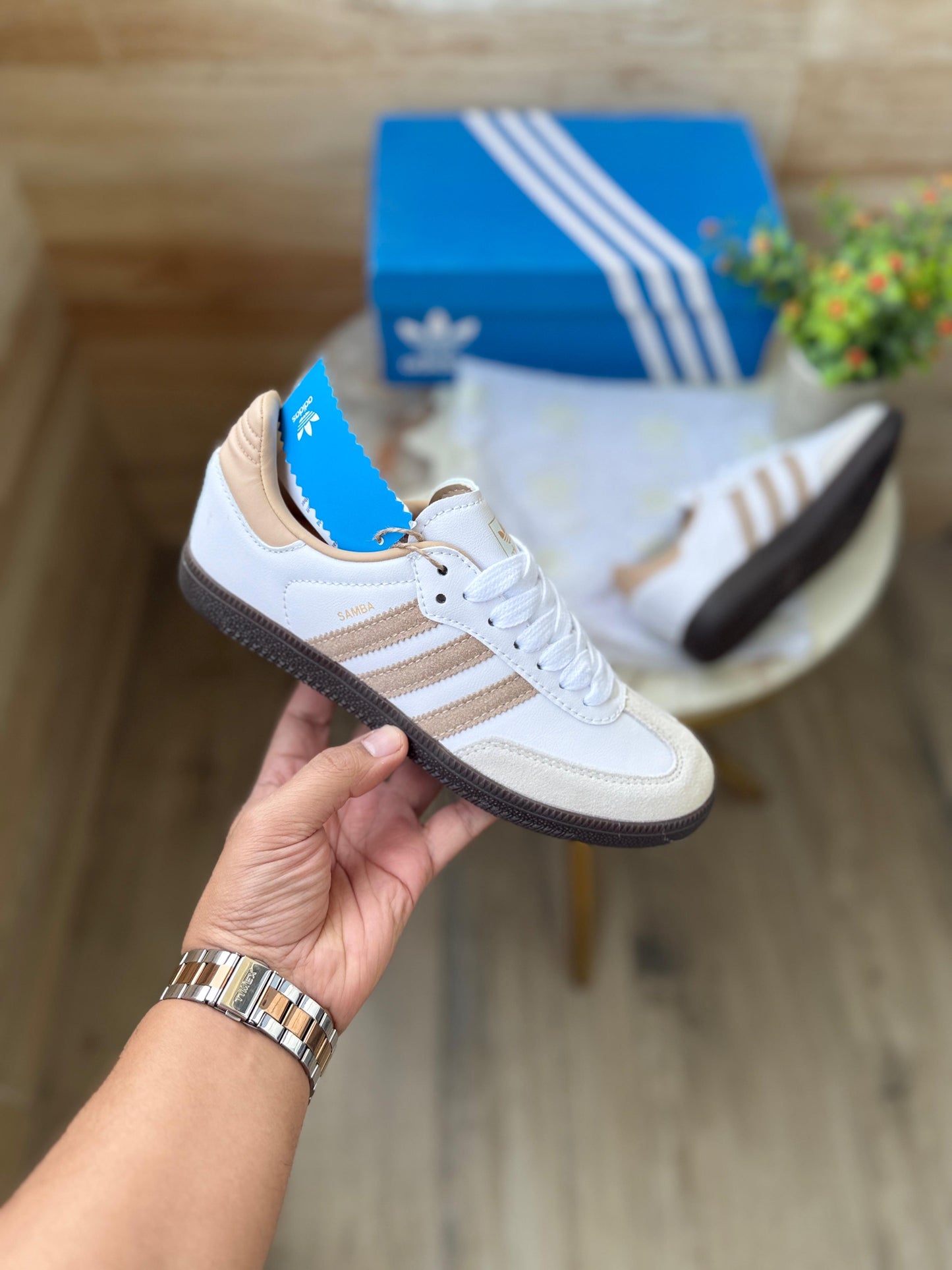 ADIDAS ORGINALS SAMBA BEIGE GUM