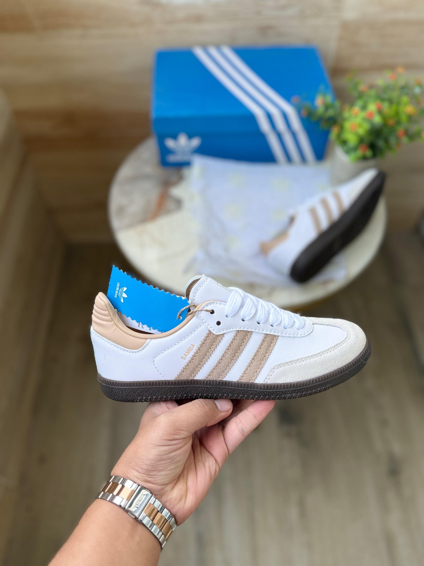 ADIDAS ORGINALS SAMBA BEIGE GUM