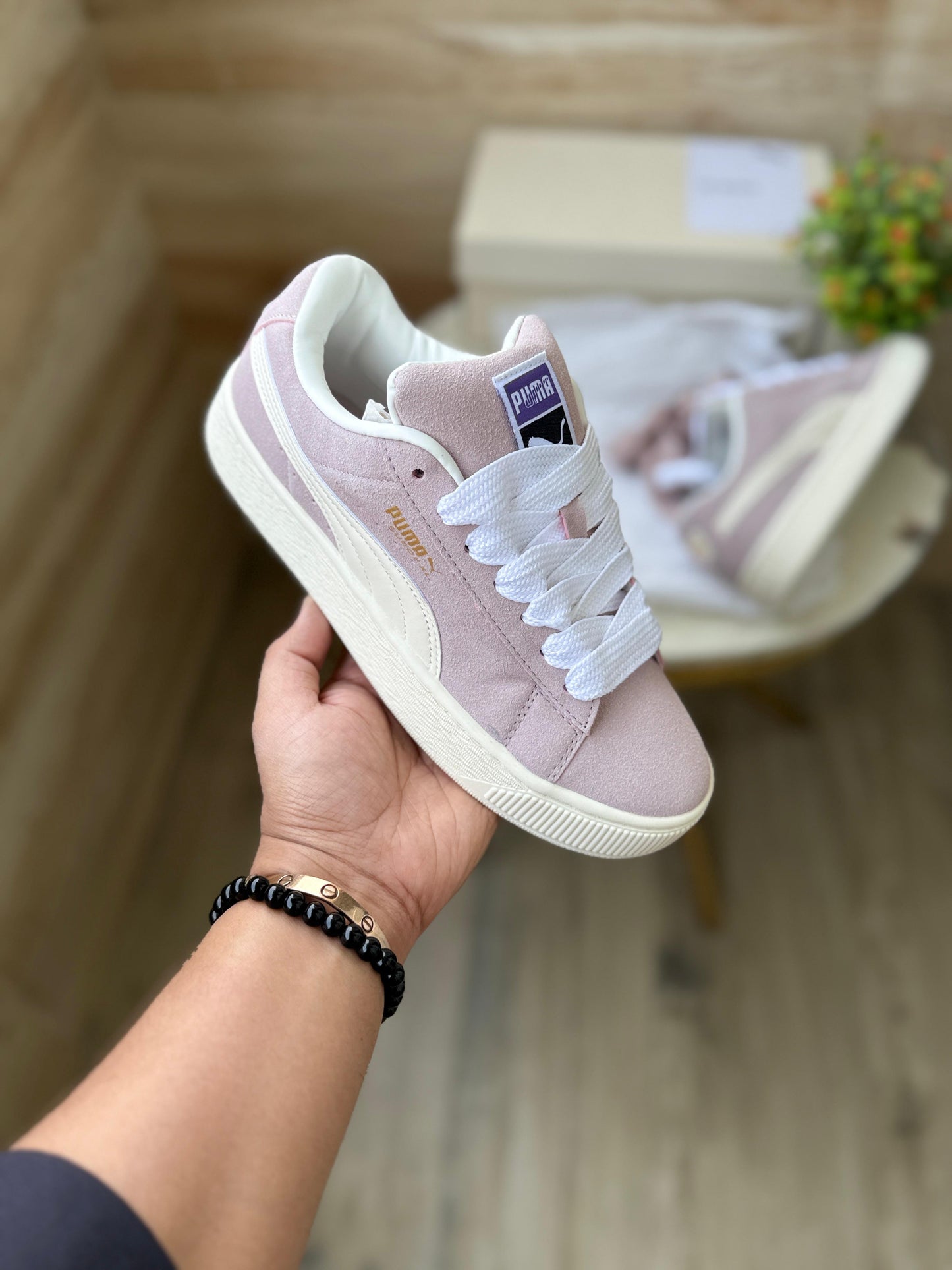 PUMA CLASSIC XL SUEDE BABY PINK