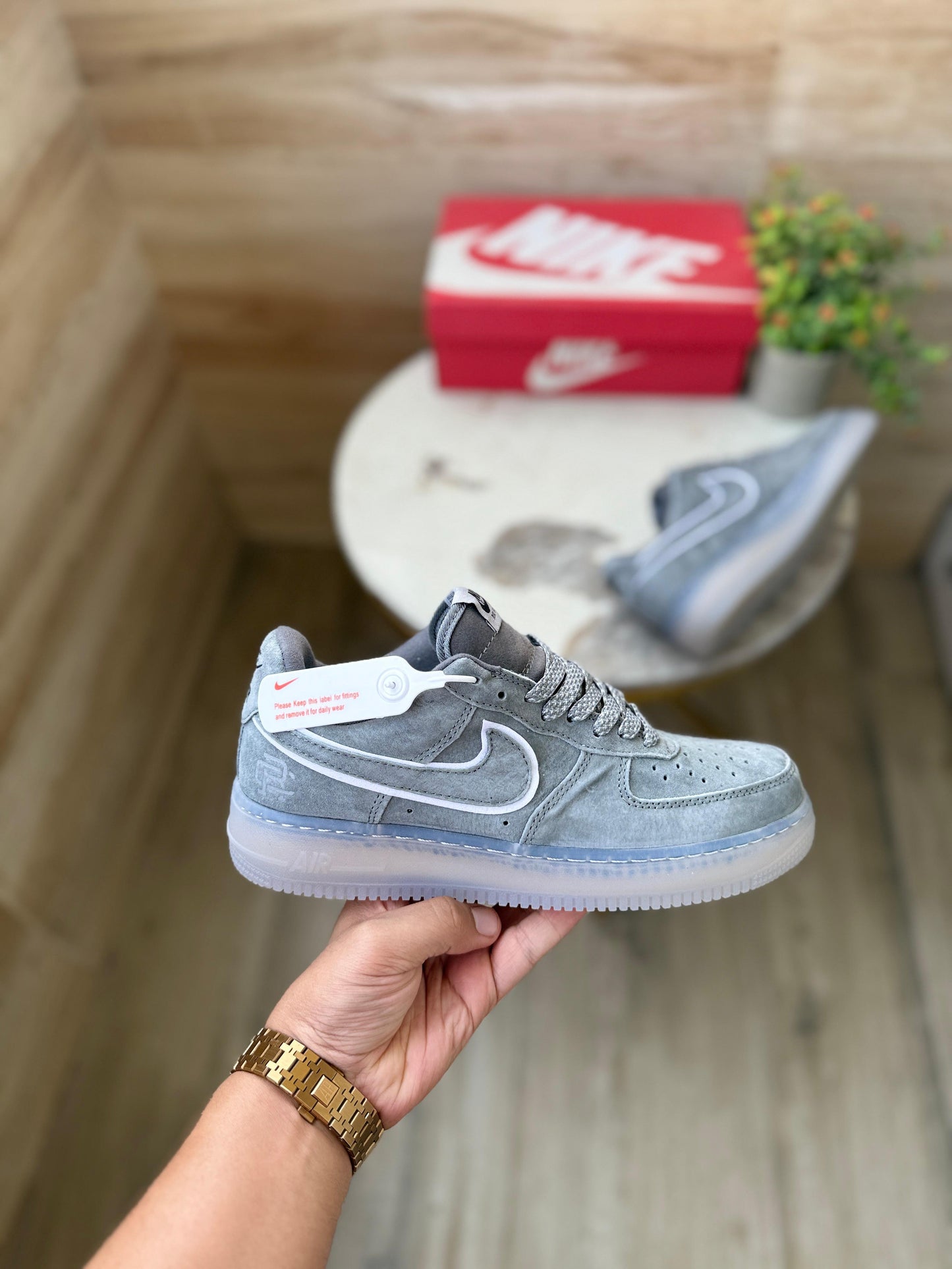NIKE AIRFORCE REIGN CHAMP GREY