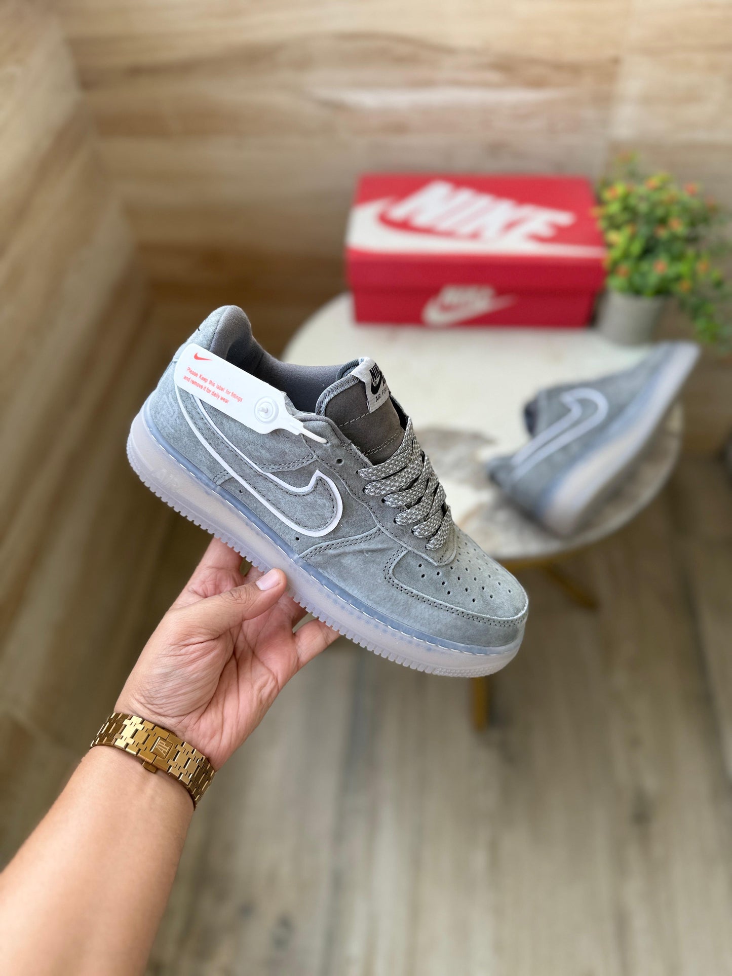 NIKE AIRFORCE REIGN CHAMP GREY