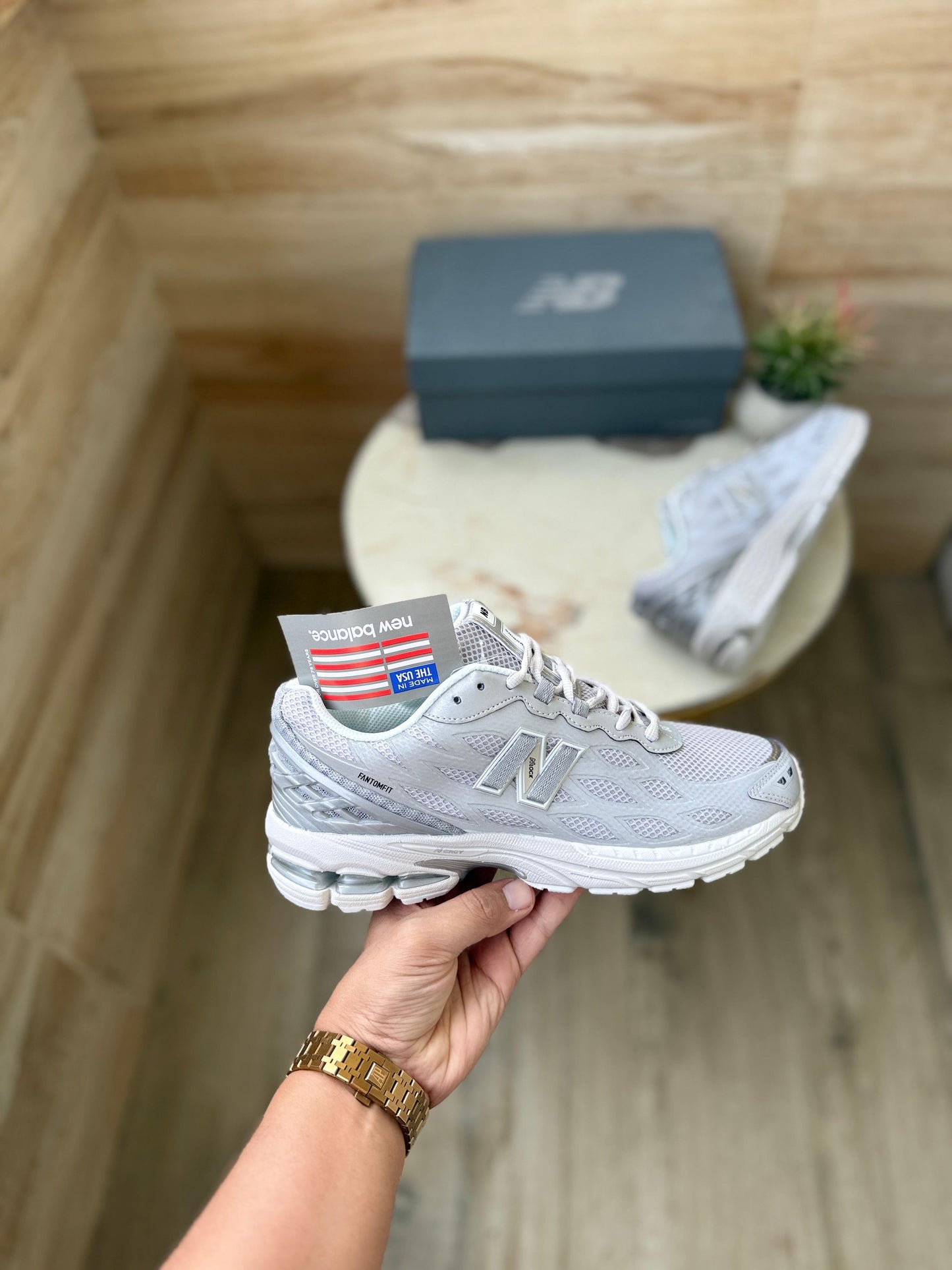 NEW BALANCE 1906 W METALLIC GREY