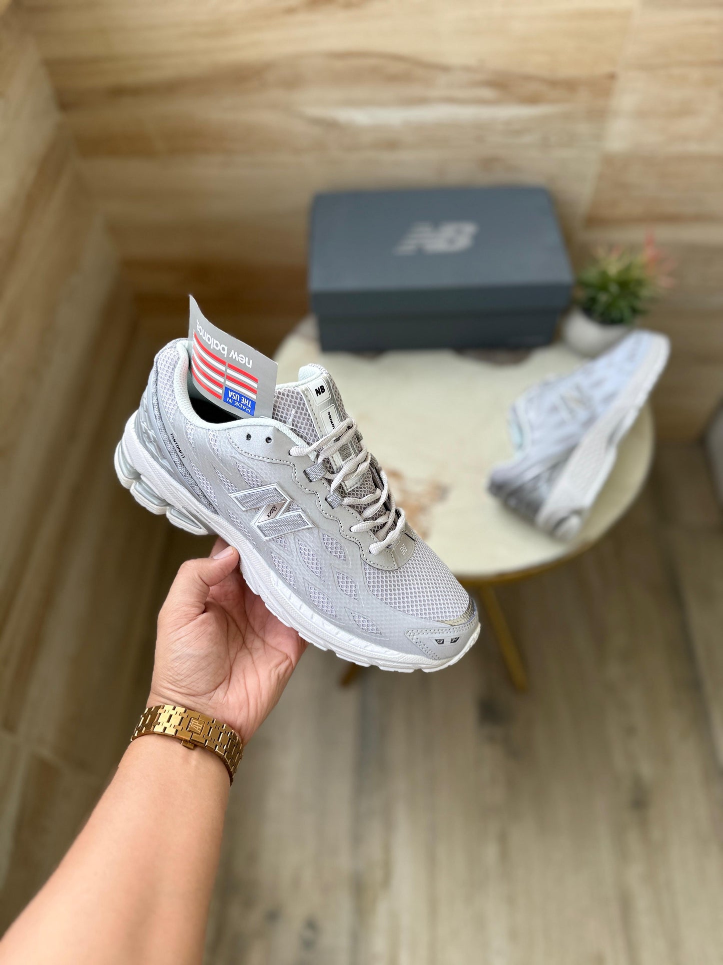 NEW BALANCE 1906 W METALLIC GREY