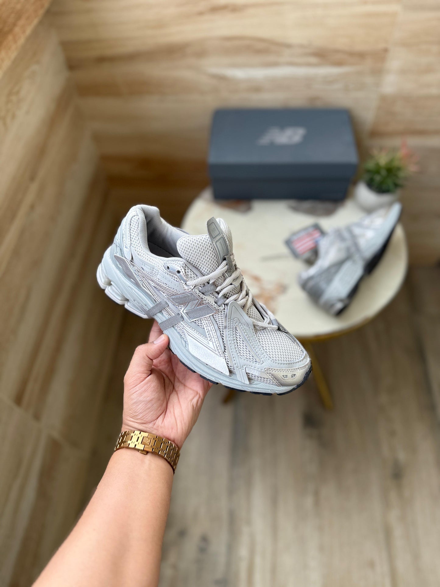 NEW BALANCE 1906 A CONCRETE SILVER METALLIC