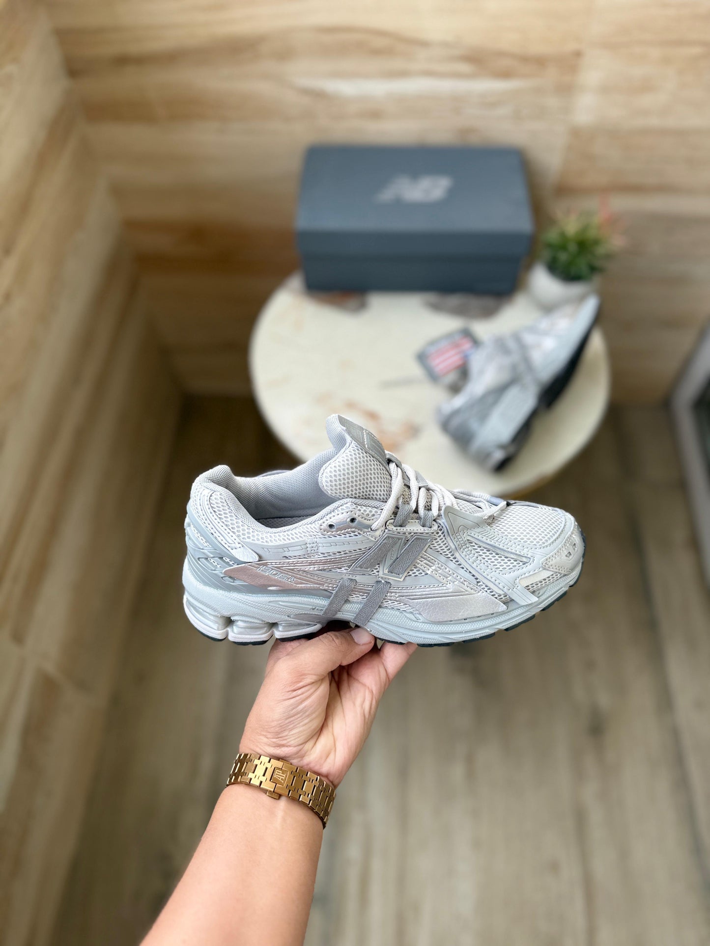 NEW BALANCE 1906 A CONCRETE SILVER METALLIC