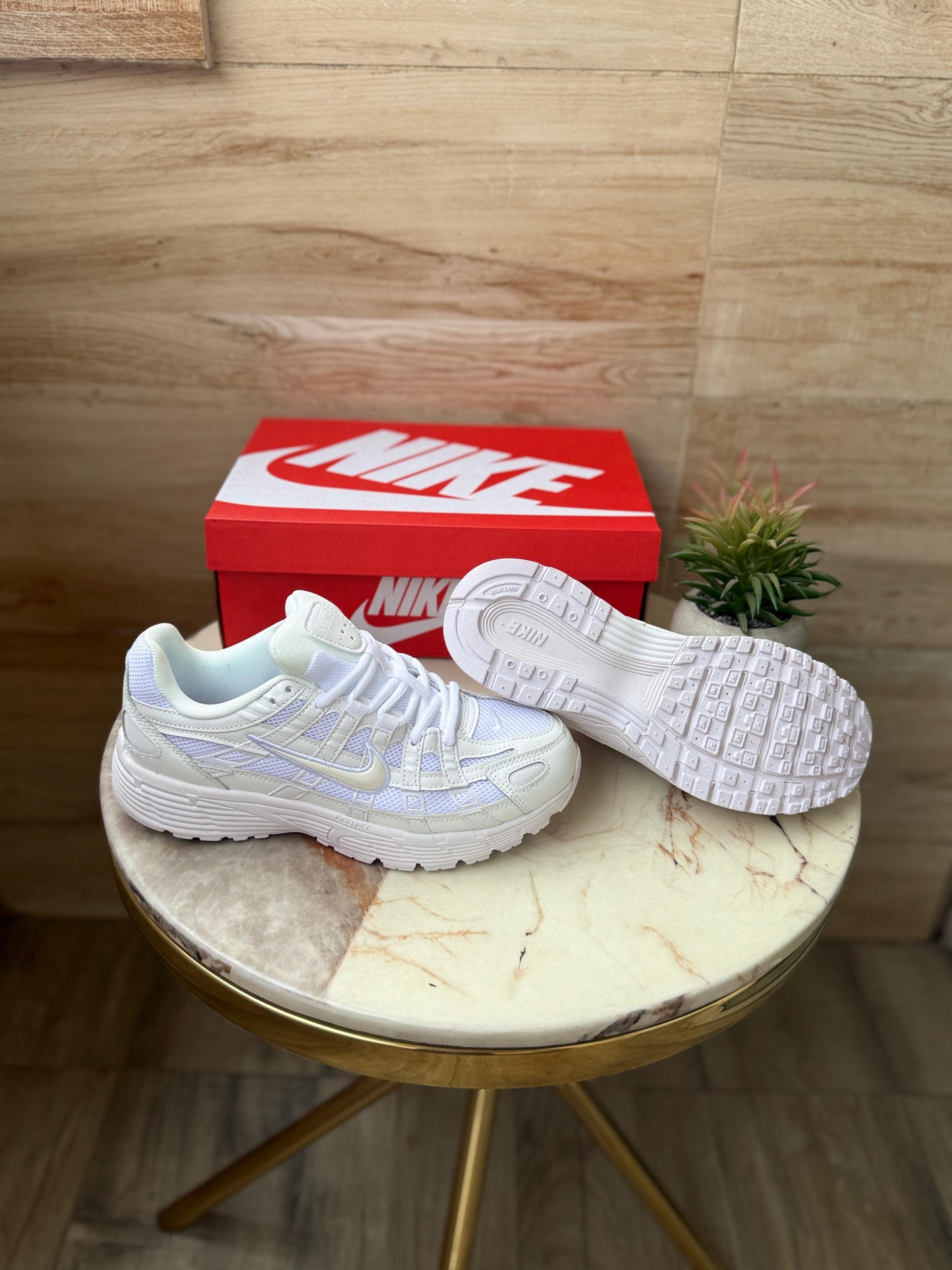 NIKE P-6000 TRAINER TRIPPLE WHITE