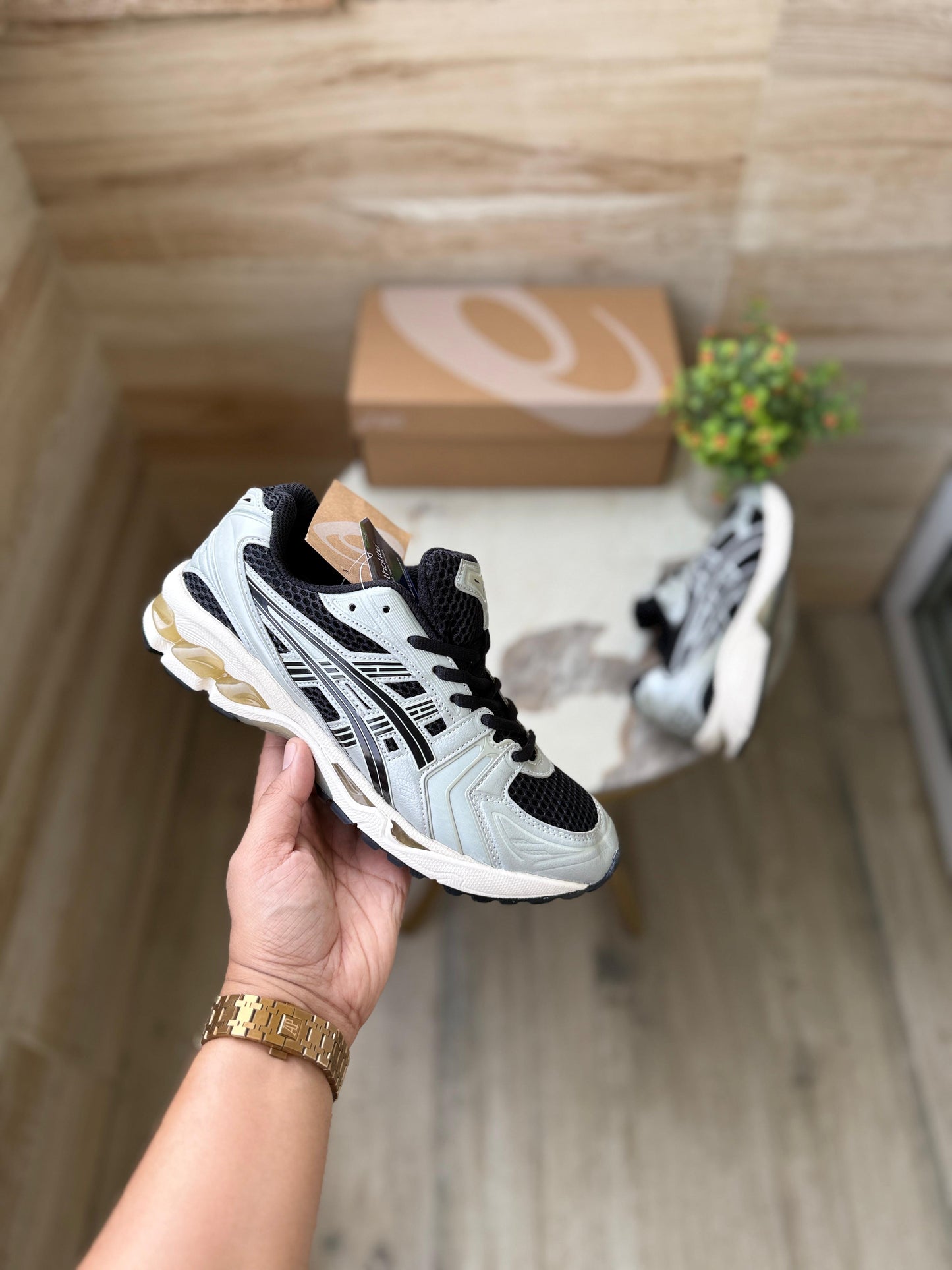 ASICS GEL KAYANO 14 BLACK SILVER