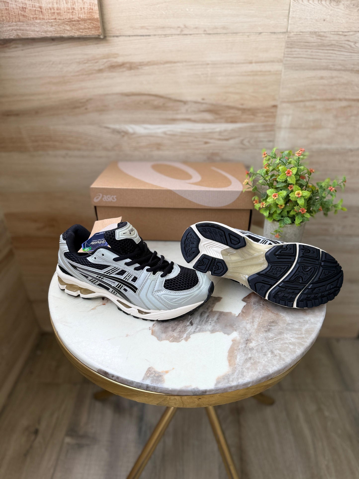 ASICS GEL KAYANO 14 BLACK SILVER