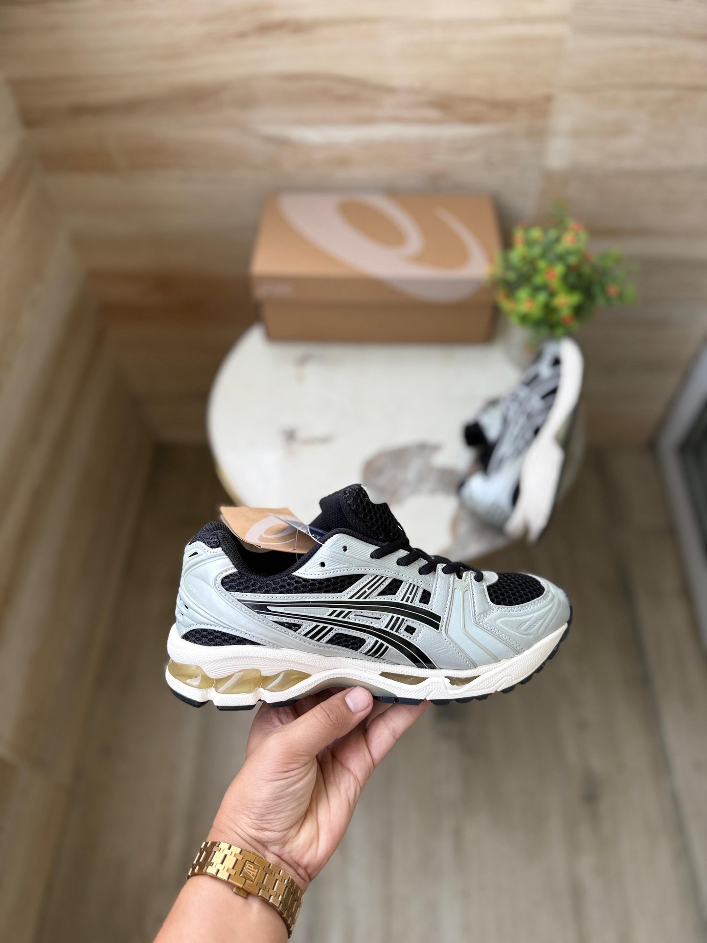 ASICS GEL KAYANO 14 BLACK SILVER