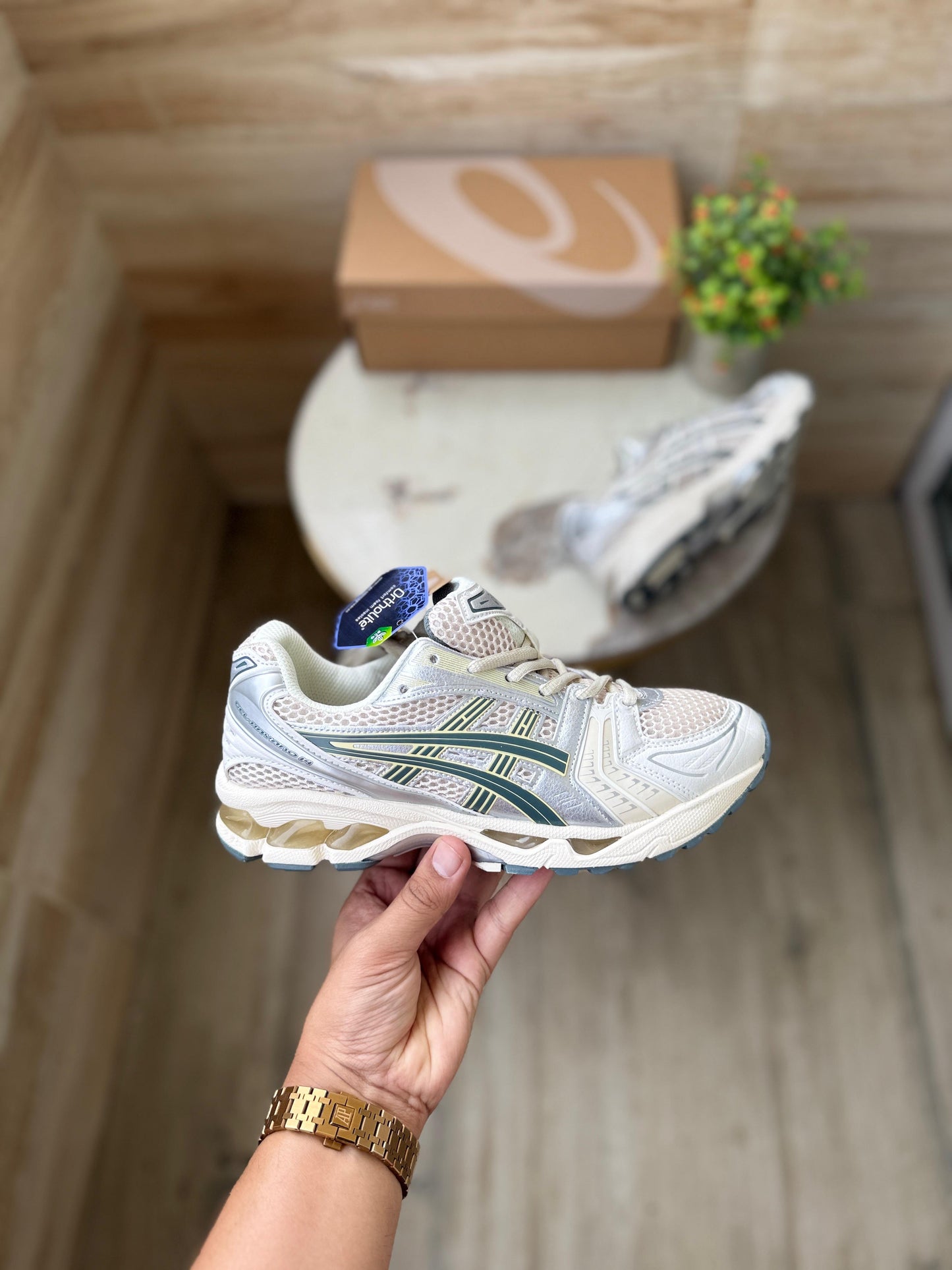 ASICS GEL KAYANO 14 WHITE BLACK
