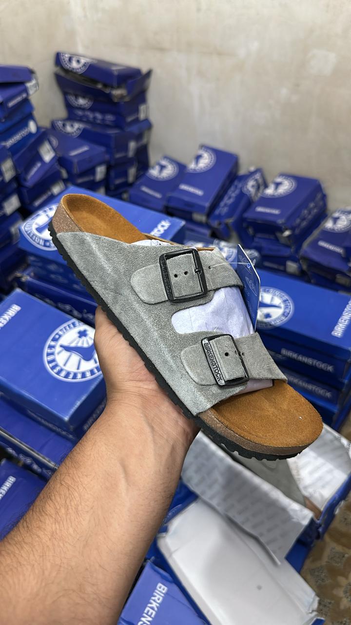 BIRKENSTOCK GREY SUEDE