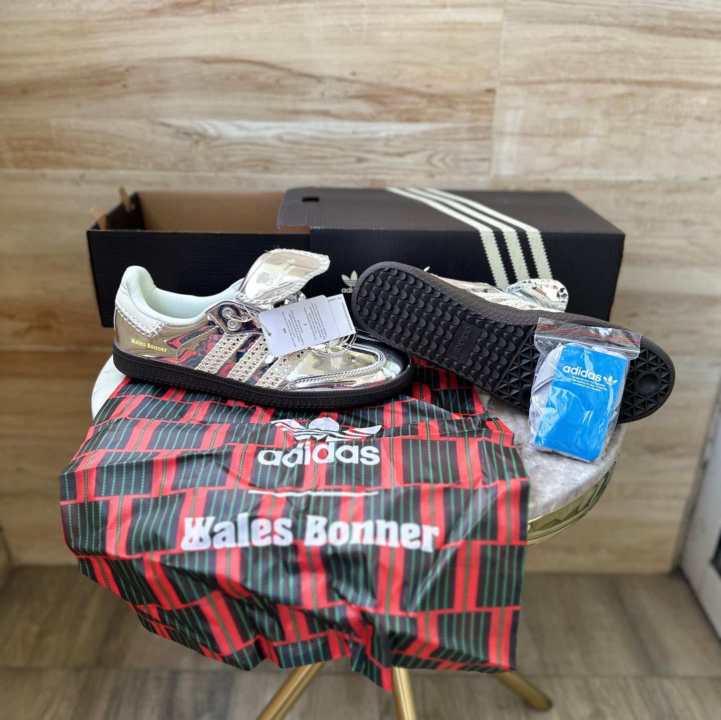 ADIDAS SAMBA WALES BONER SILVER