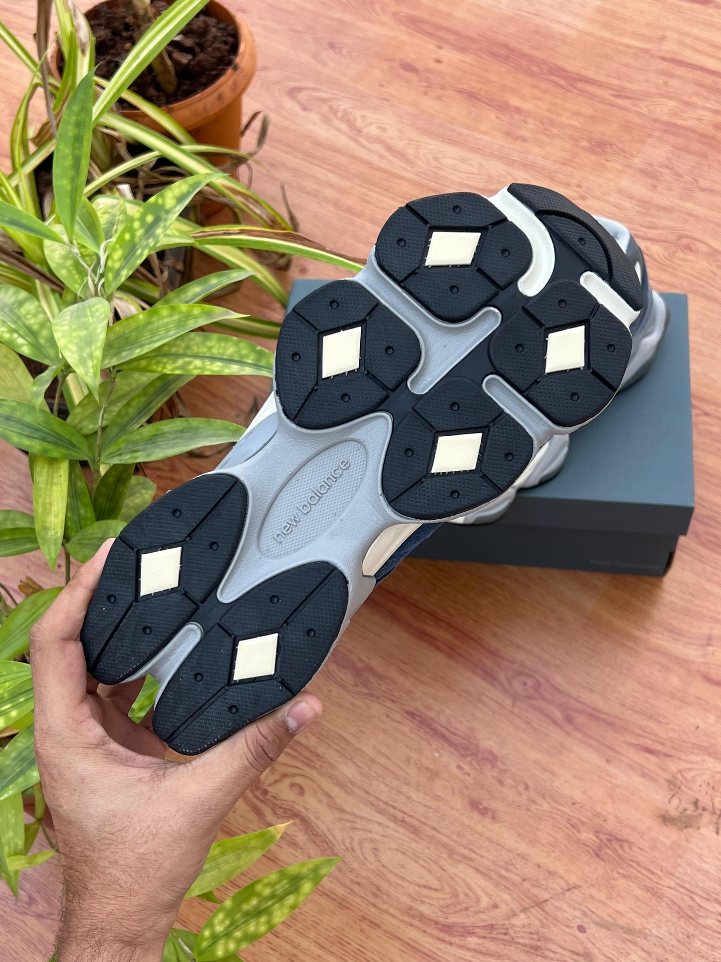 NEW BALANCE 9060 NATURAL INDIGO BLUE SEMI UA