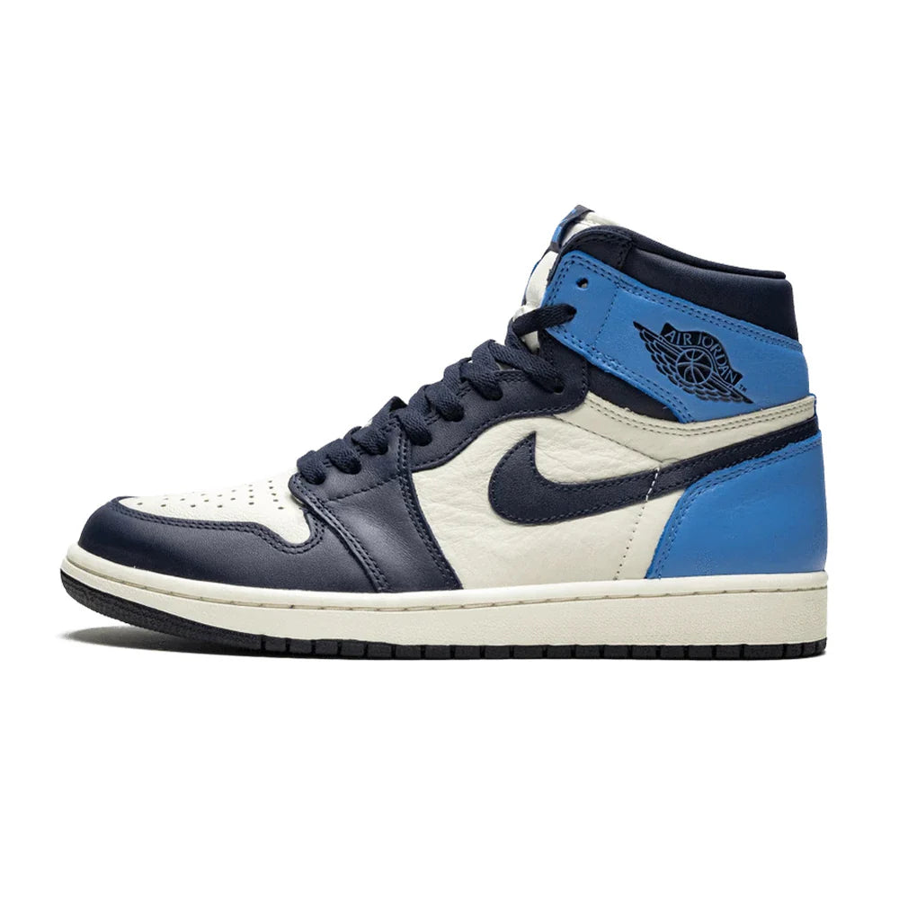 AIR JORDAN RETRO 1 HIGH OBSIDIAN BLUE SEMI UA