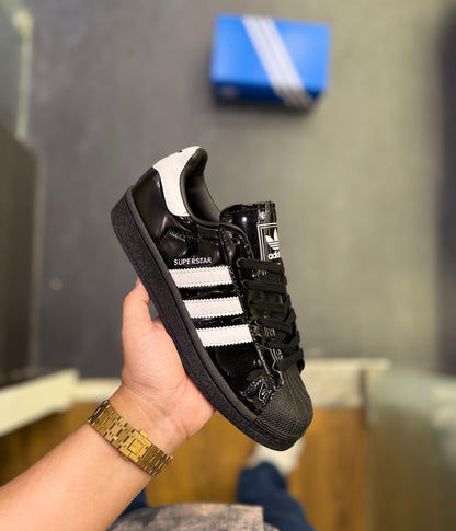 ADIDAS SUPERSTAR ATMOS BLACK PATENT