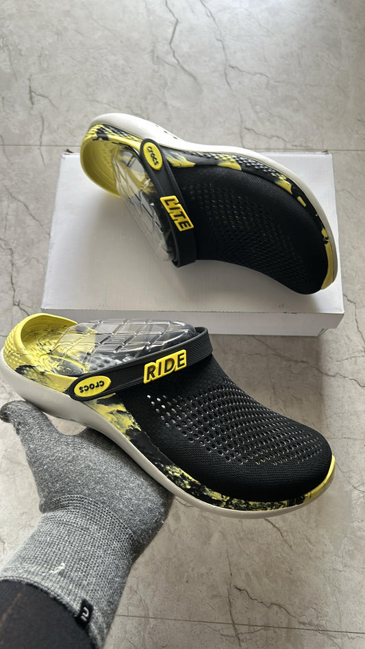 CROCS LITERIDE 360 BLACK YELLOW