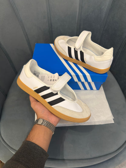 ADIDAS ORGINALS SAMBA JANE WHITE BLACK BALLET