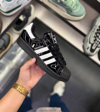 ADIDAS SUPERSTAR ATMOS BLACK PATENT